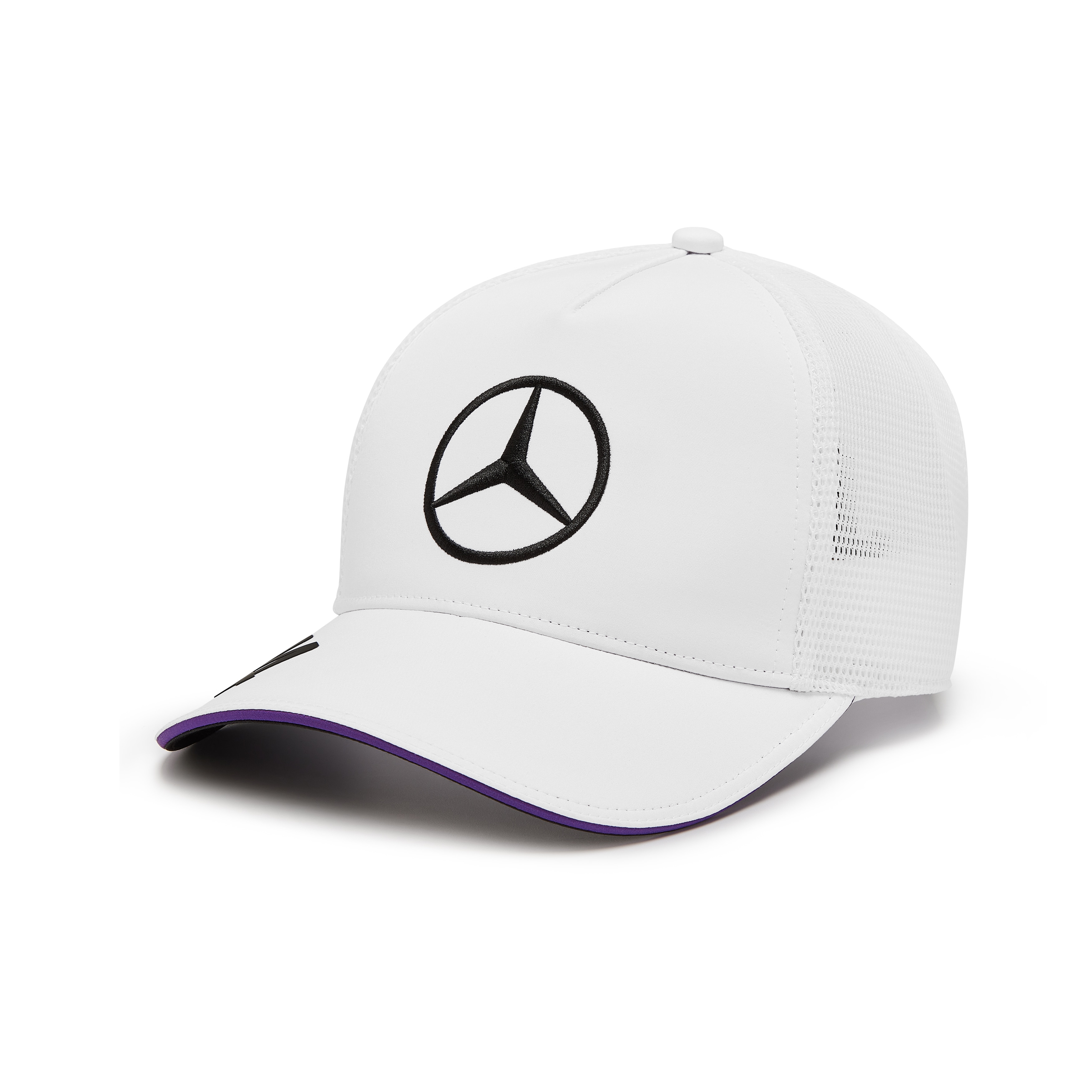 Cap, Lewis Hamilton, Mercedes-AMG F1 - weiß, Polyester Cap, Lewis Hamilton, Mercedes-AMG F1 - weiß, Polyester
