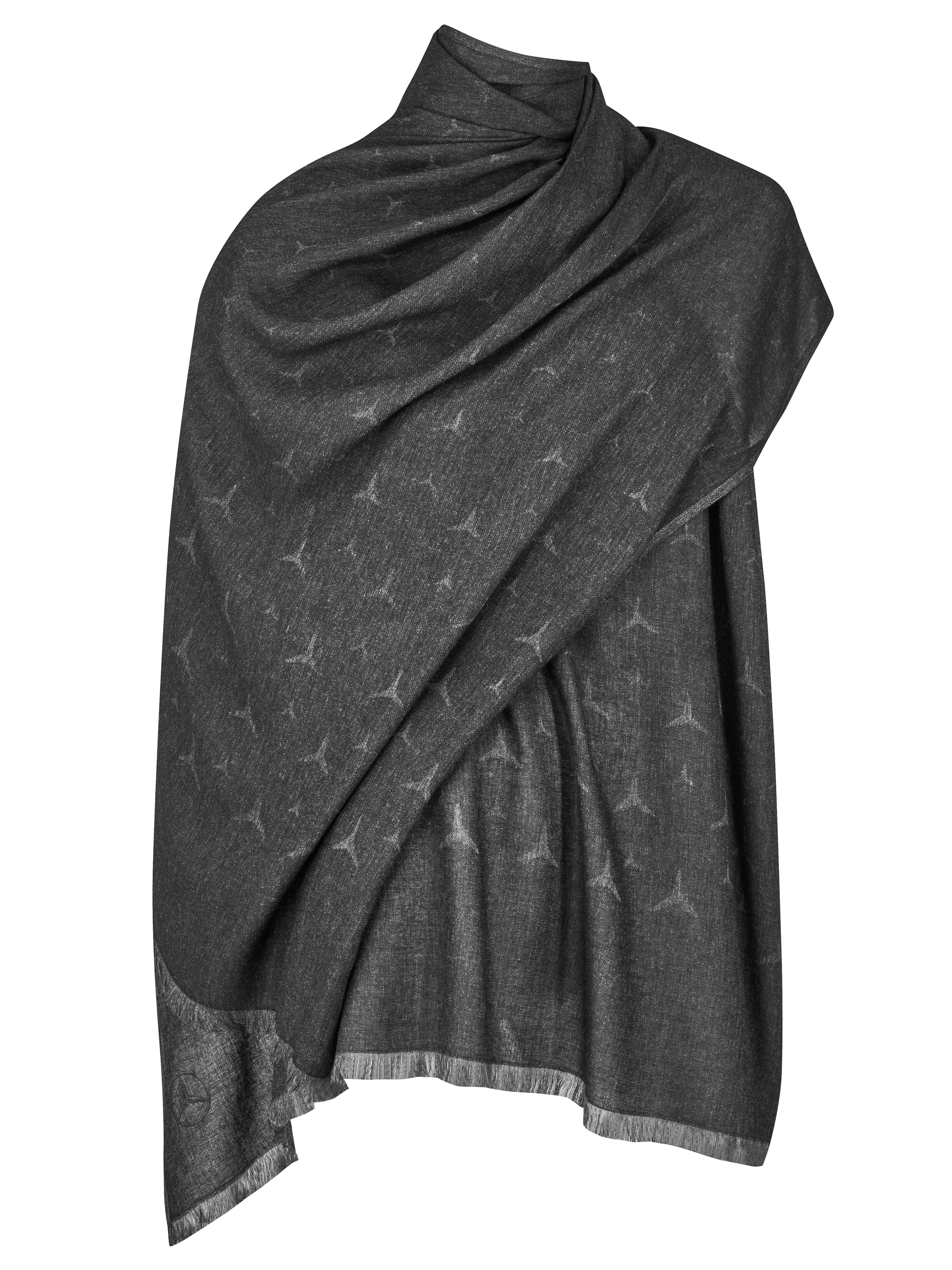 Tuch - dunkelgrau / schwarz, one size