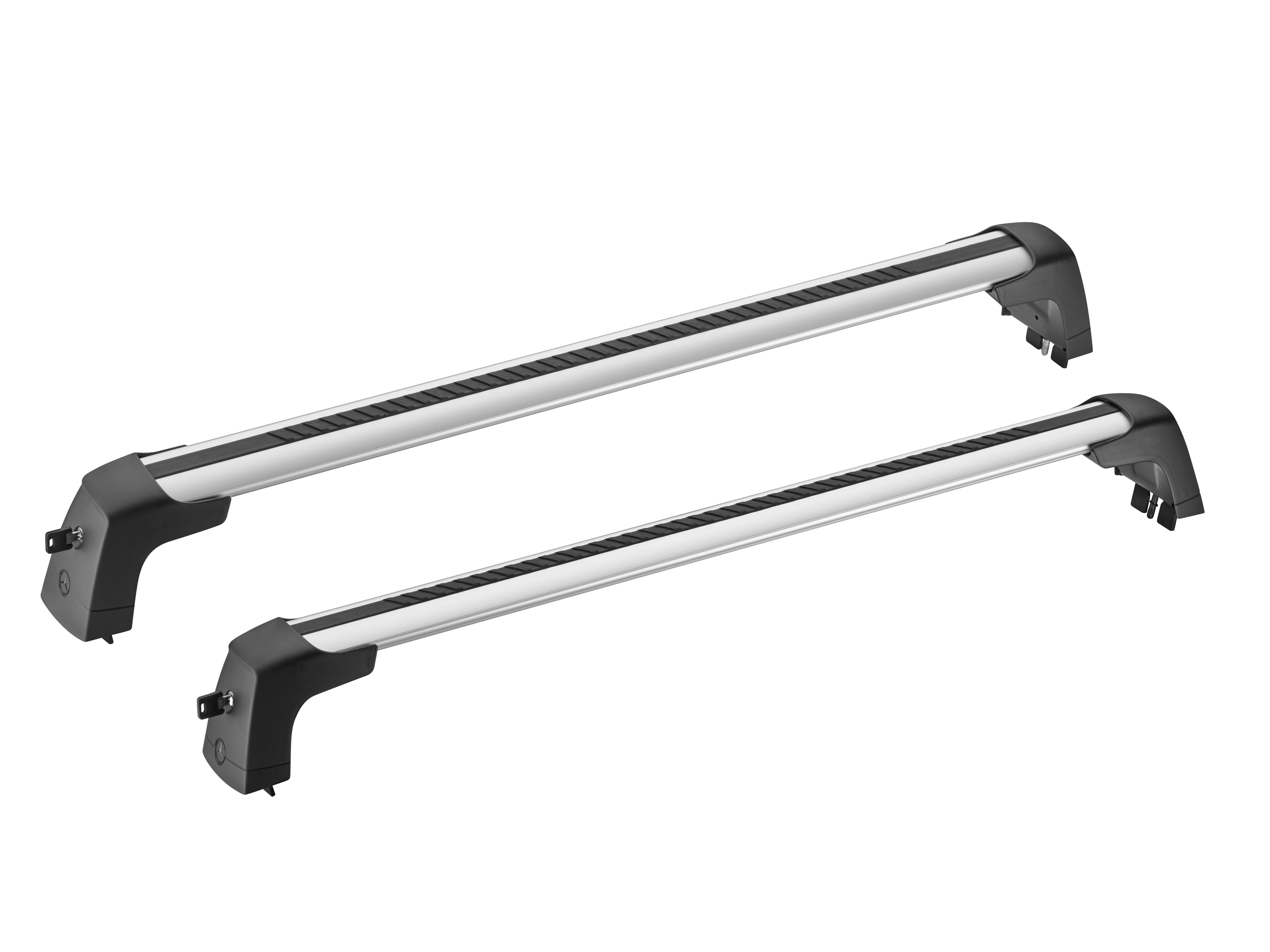 Grundträger - Aluminium / Kunststoff, silberfarben / schwarz