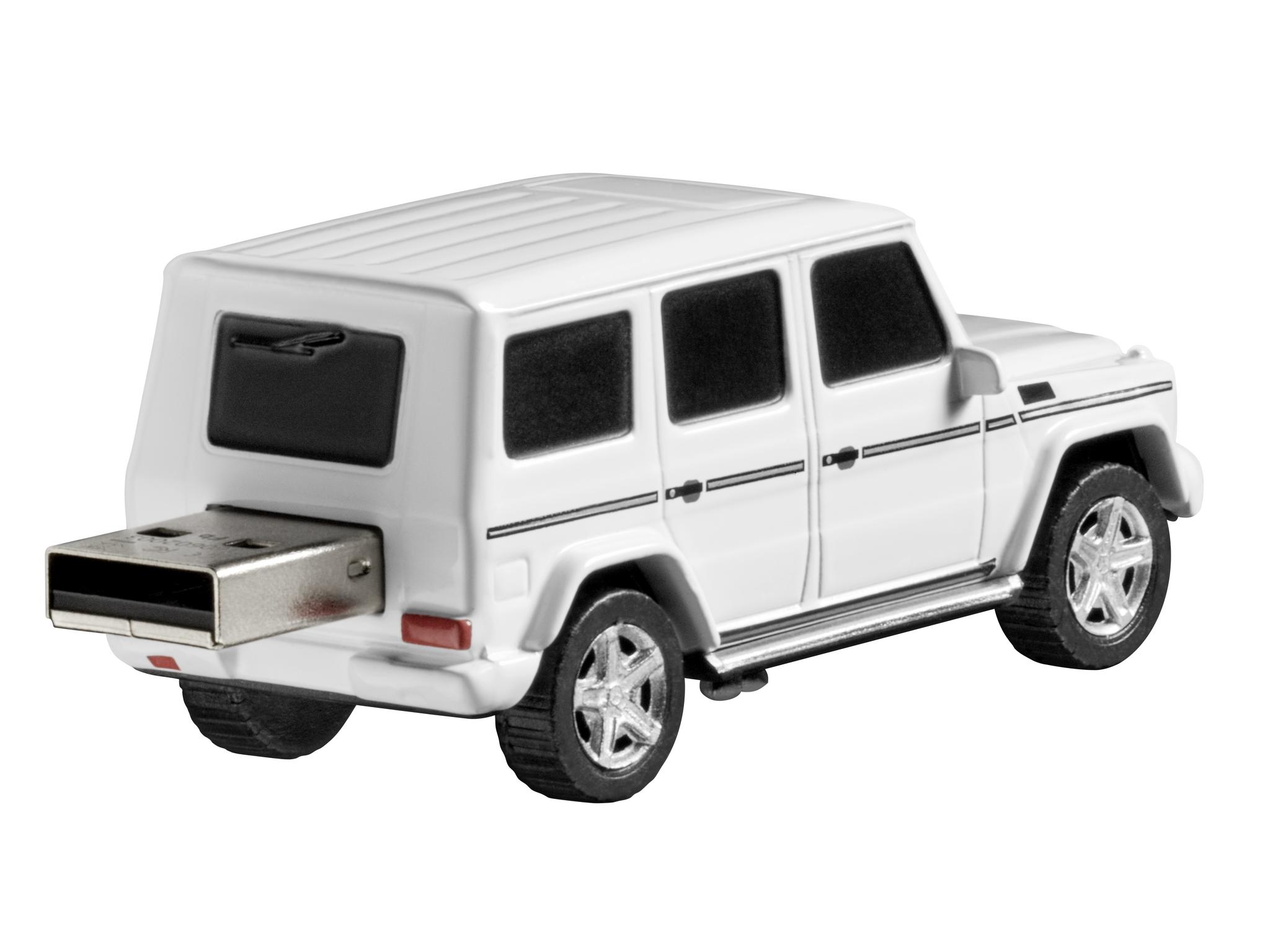 Mercedes-AMG G 65 USB-Stick - weiß / schwarz, Kunststoff /  Metall