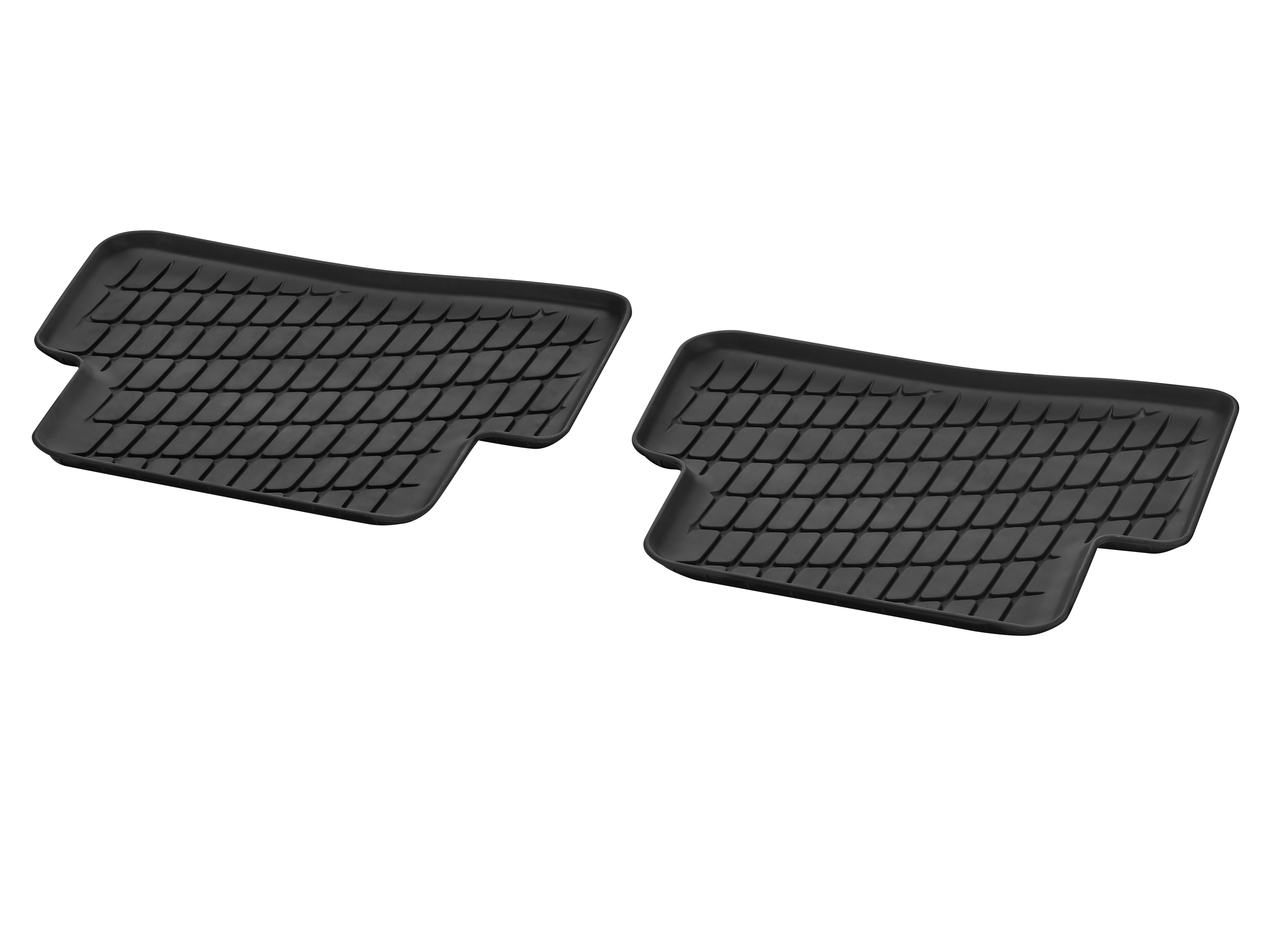 Allwettermatten, Dynamic Squares, Fond, 2-teilig - LL/RL, schwarz