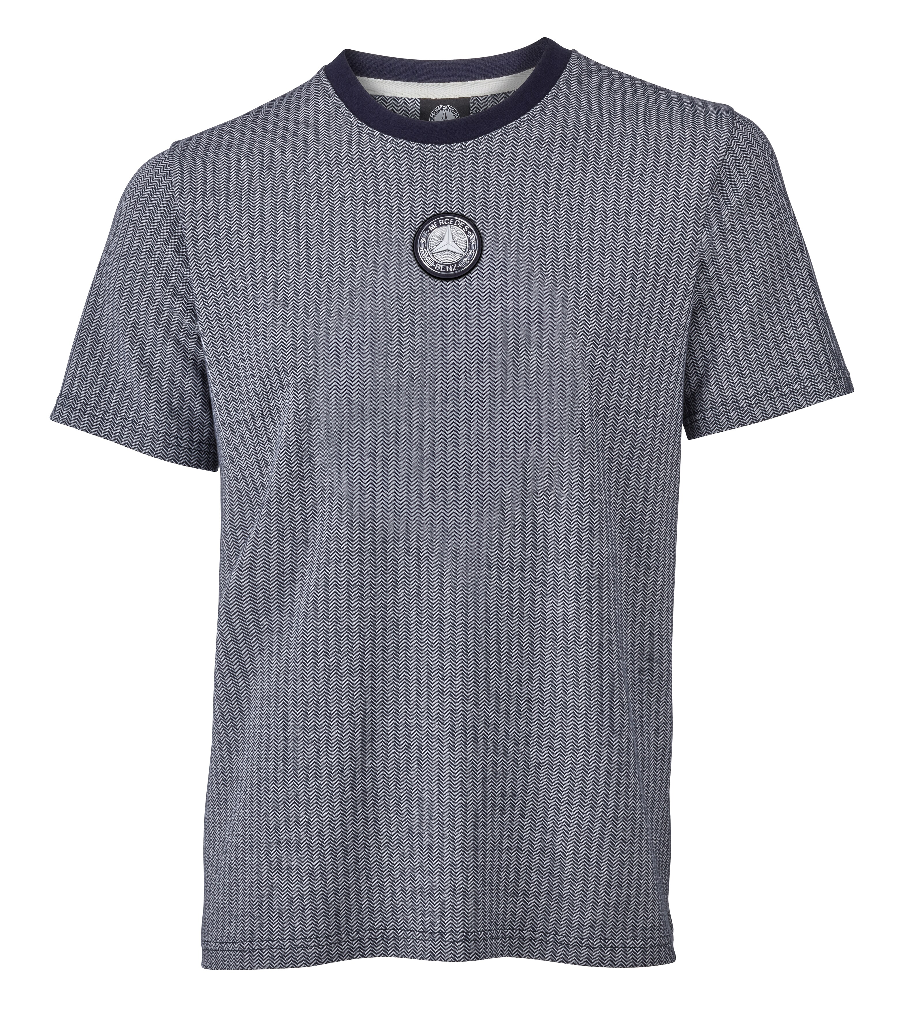 T-Shirt Herren - navy / offwhite, L