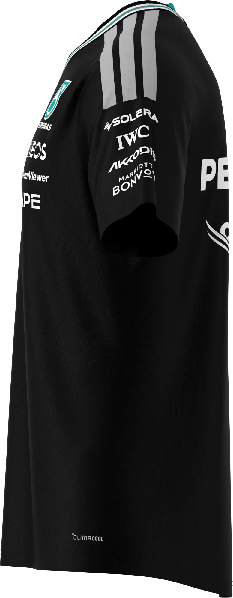 T-Shirt Herren, Fahrer Authentic, Mercedes-AMG F1 - schwarz, S