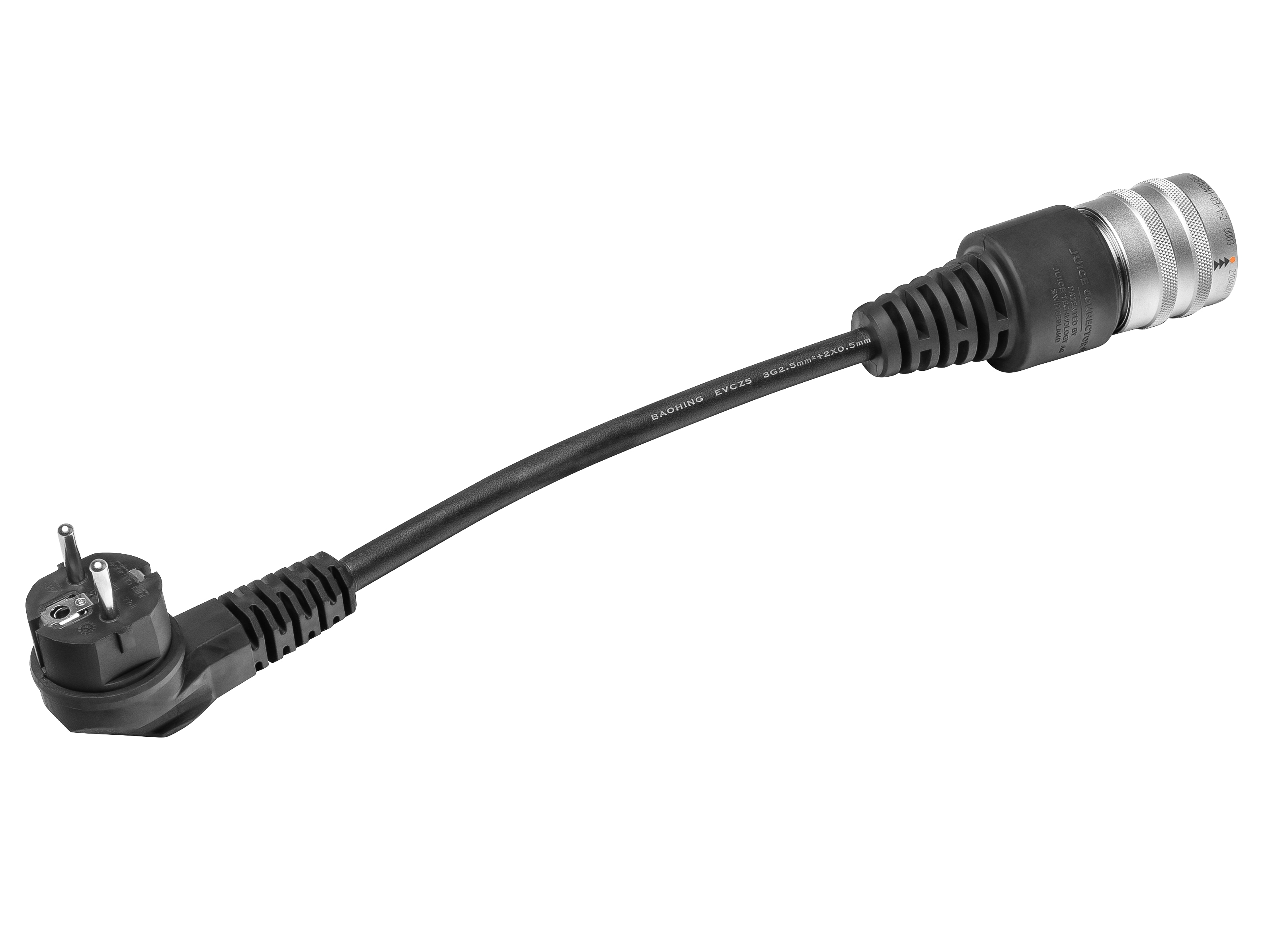 Flexibles Ladesystem, Adapter, Typ E/F (EU) - schwarz