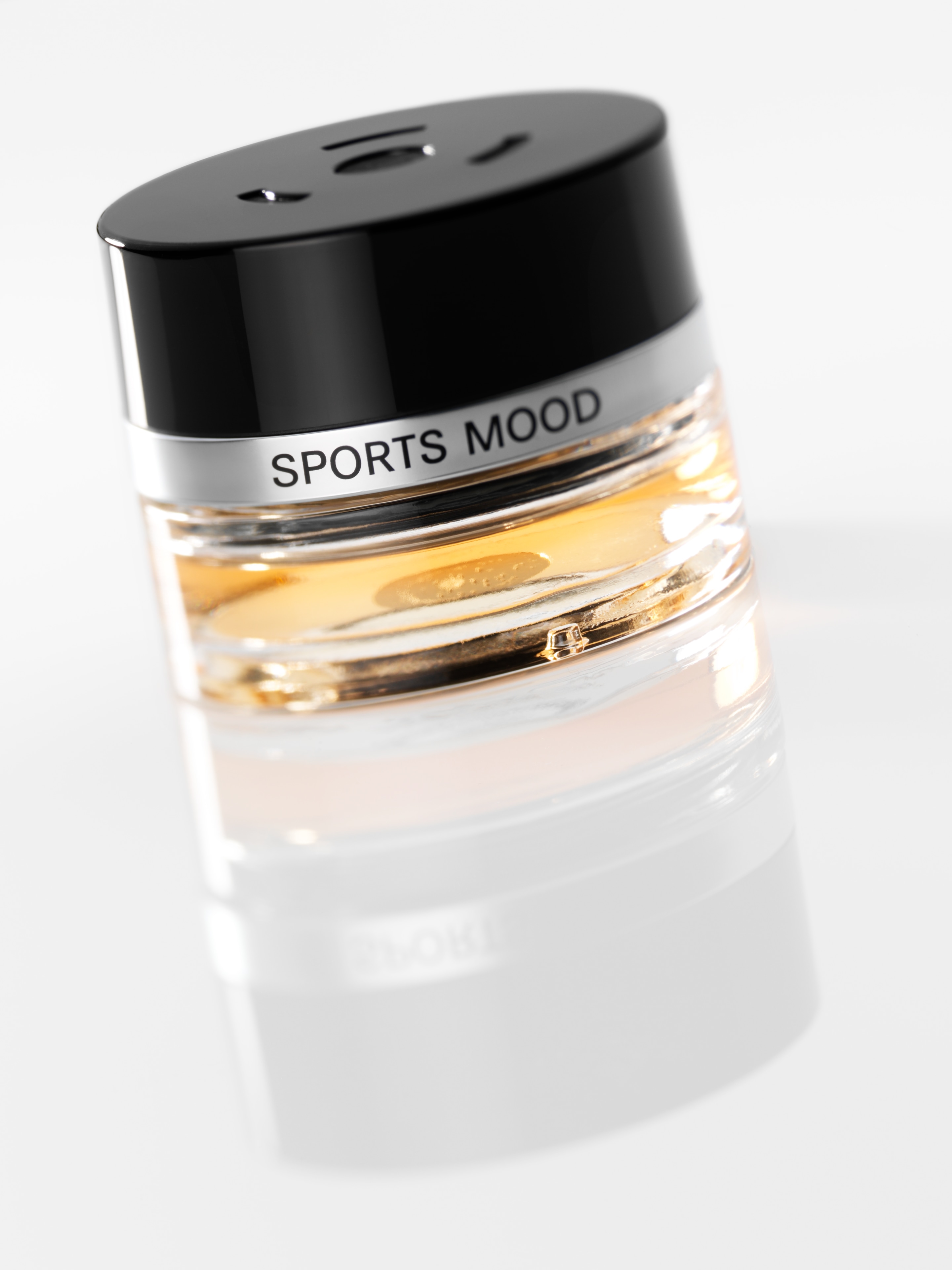 Flakon, SPORTS MOOD - transparent / schwarz, Glas, 15 ml