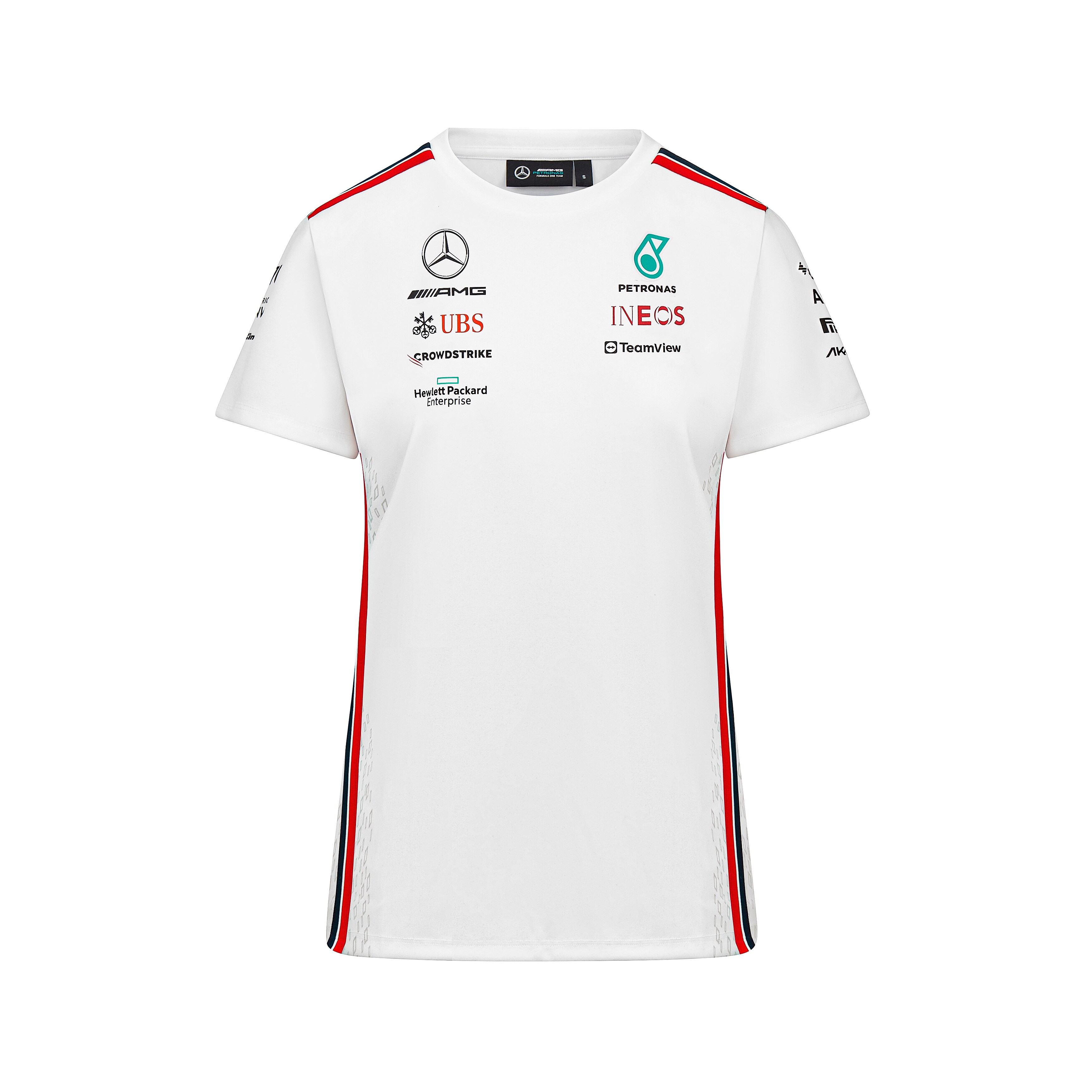 T-Shirt Damen, Team, Mercedes-AMG F1 - weiß, L