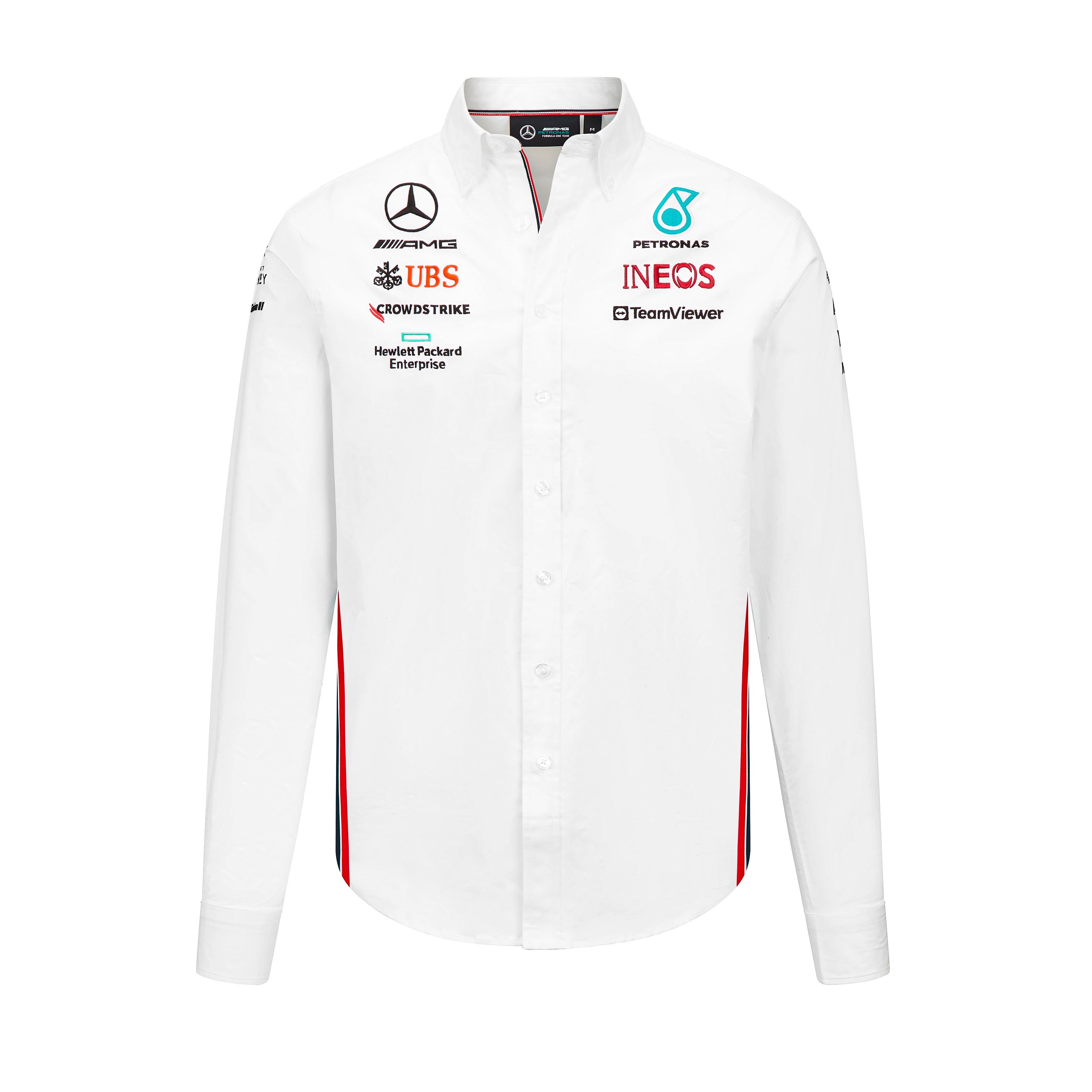 Hemd Herren, Team, Mercedes-AMG F1 - weiß, XXL