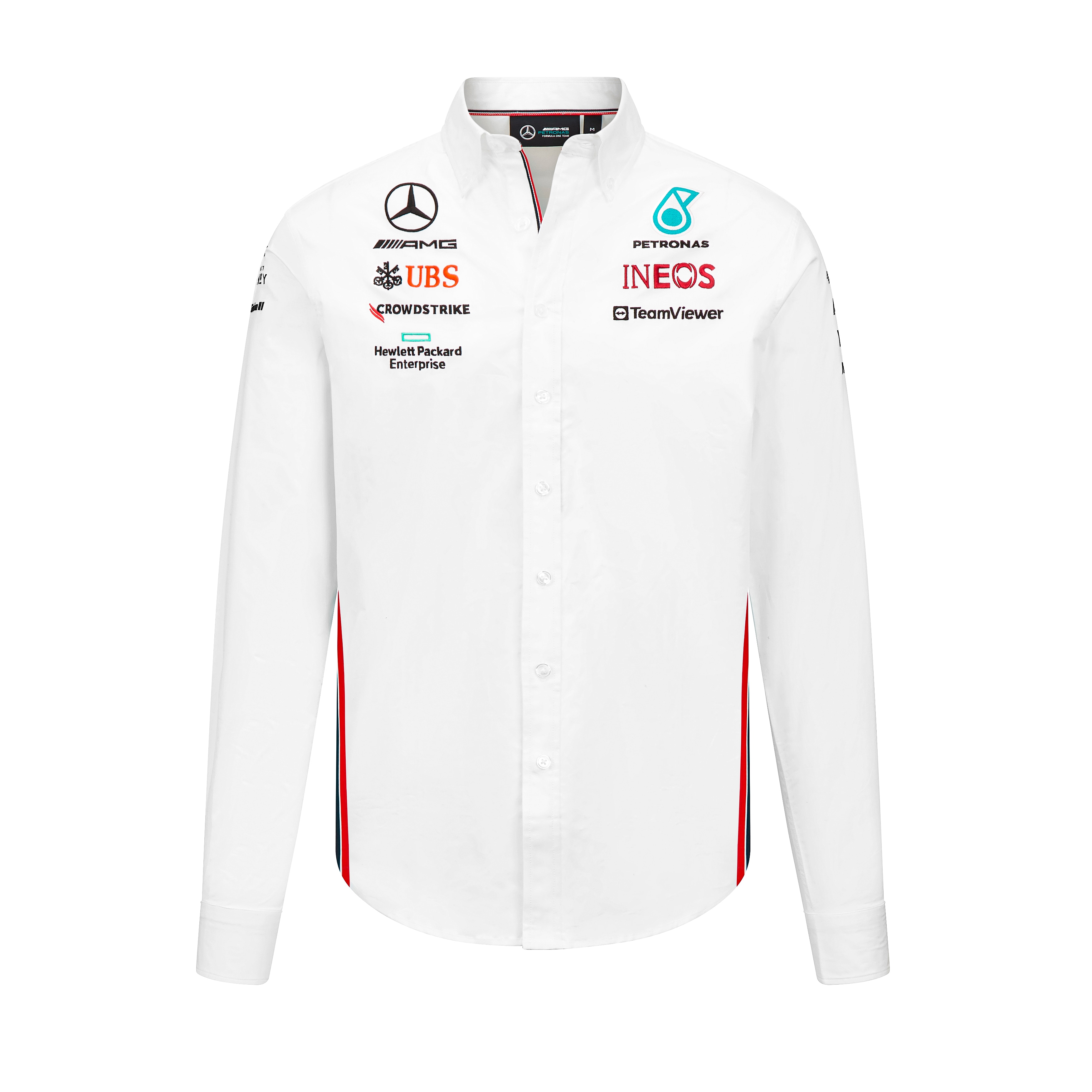 Hemd Herren, Team, Mercedes-AMG F1 - weiß, S Hemd Herren, Team, Mercedes-AMG F1 - weiß, S