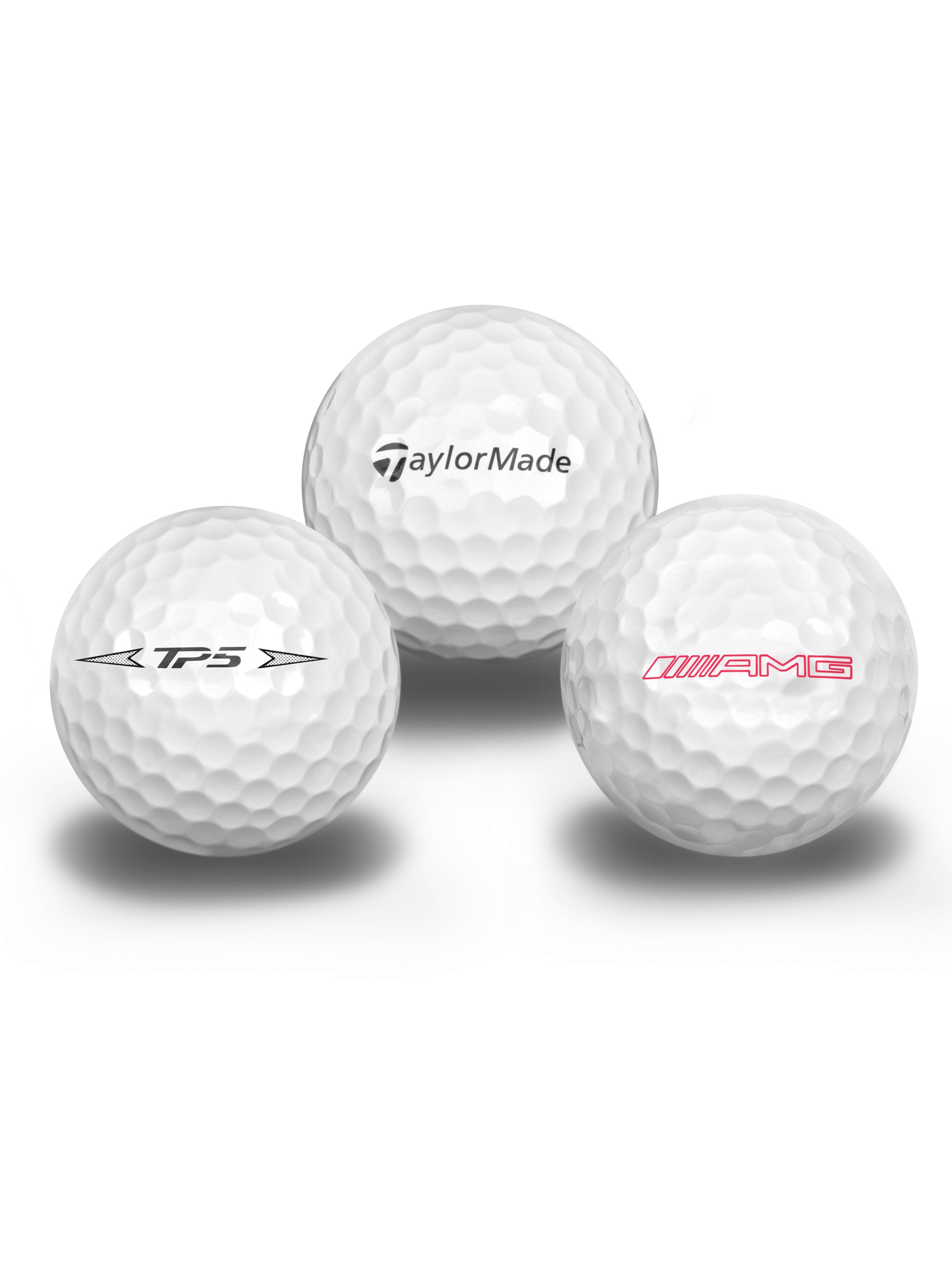 AMG Golfbälle, 3er-Set - weiß, Urethan, TaylorMade