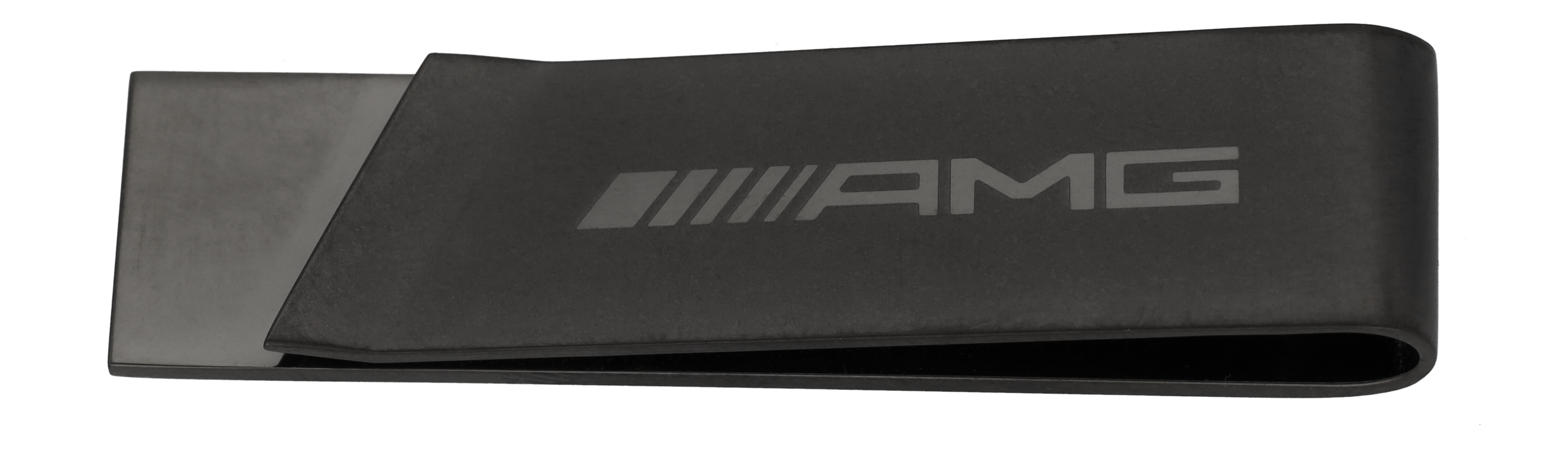 AMG Geldscheinklammer - anthrazit, Edelstahl