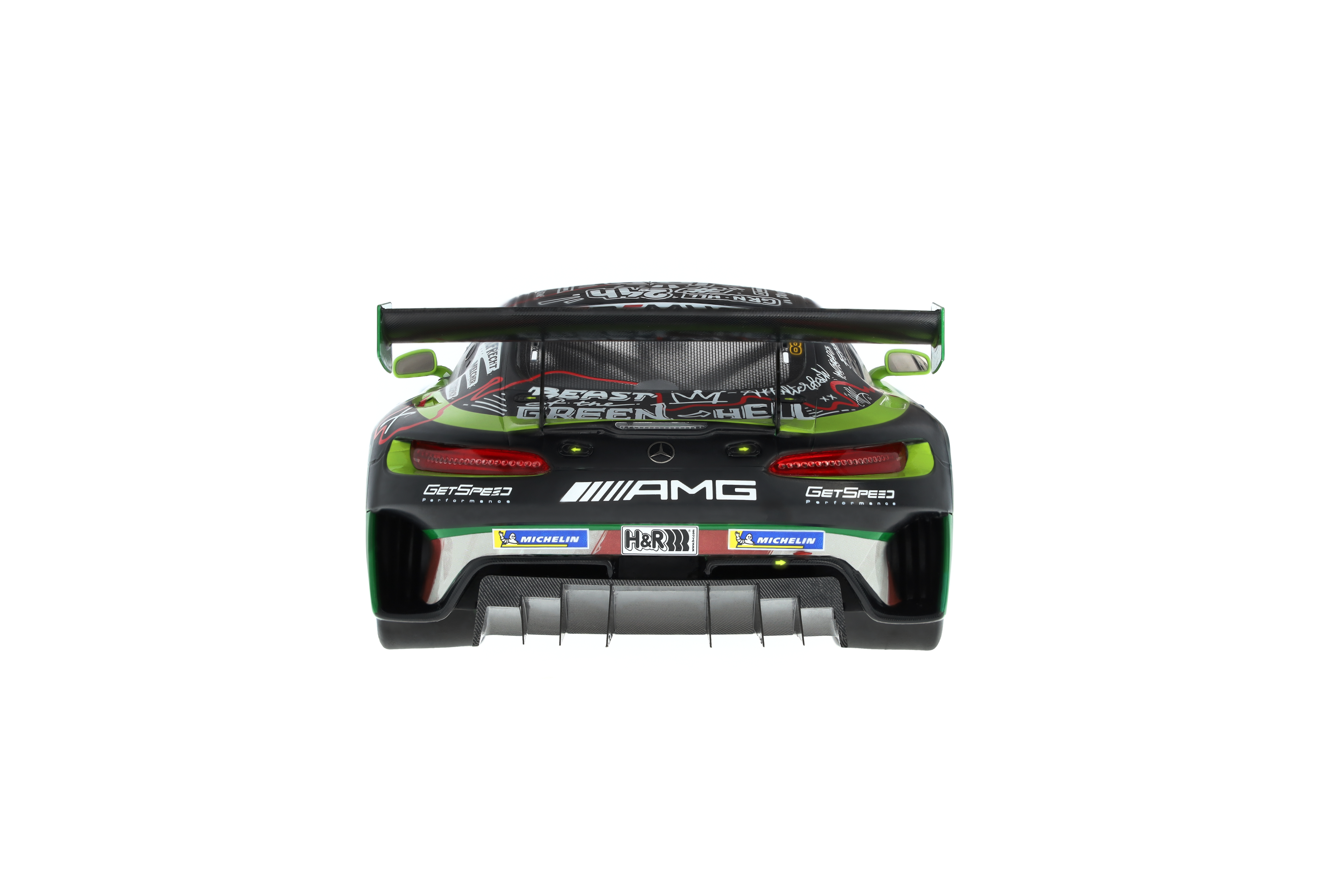 Mercedes-AMG GT3, ADAC RAVENOL 24h Nürburgring 2024, C190 - green hell magno, Minimax, 1:18 Mercedes-AMG GT3, ADAC RAVENOL 24h Nürburgring 2024, C190 - green hell magno, Minimax, 1:18