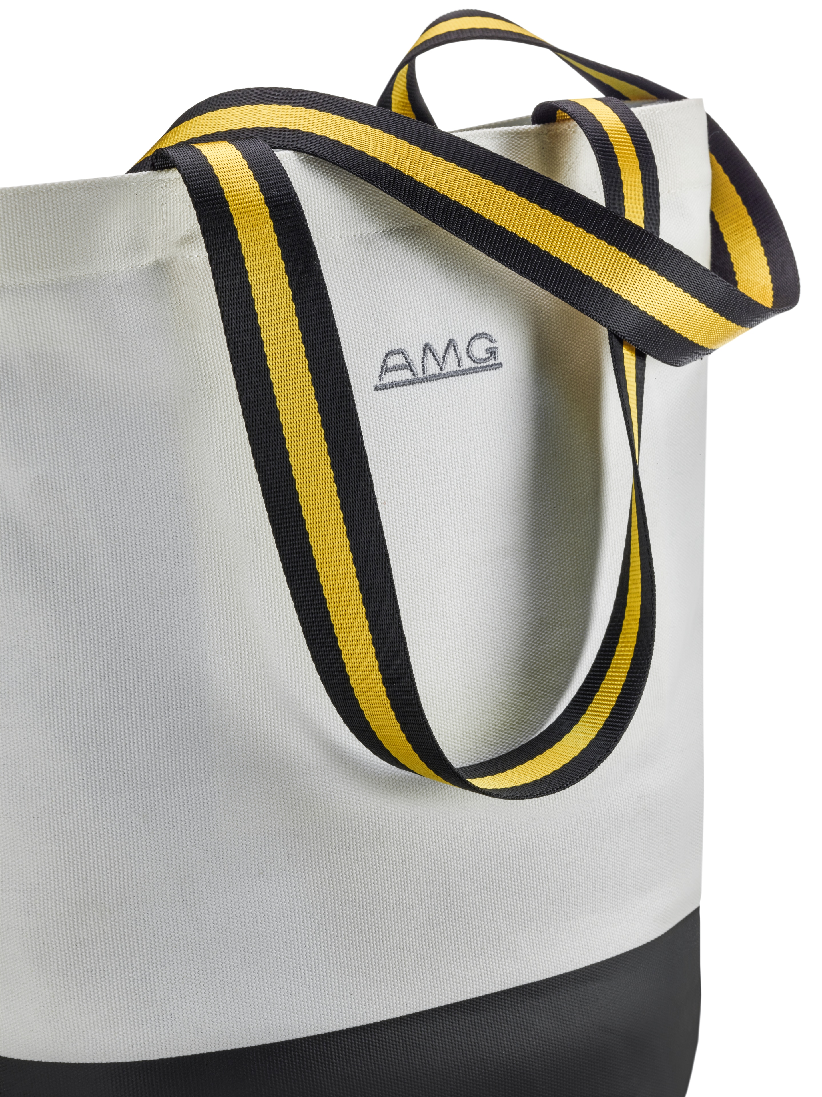 AMG Einkaufstasche - offwhite / schwarz, Baumwolle AMG Einkaufstasche - offwhite / schwarz, Baumwolle