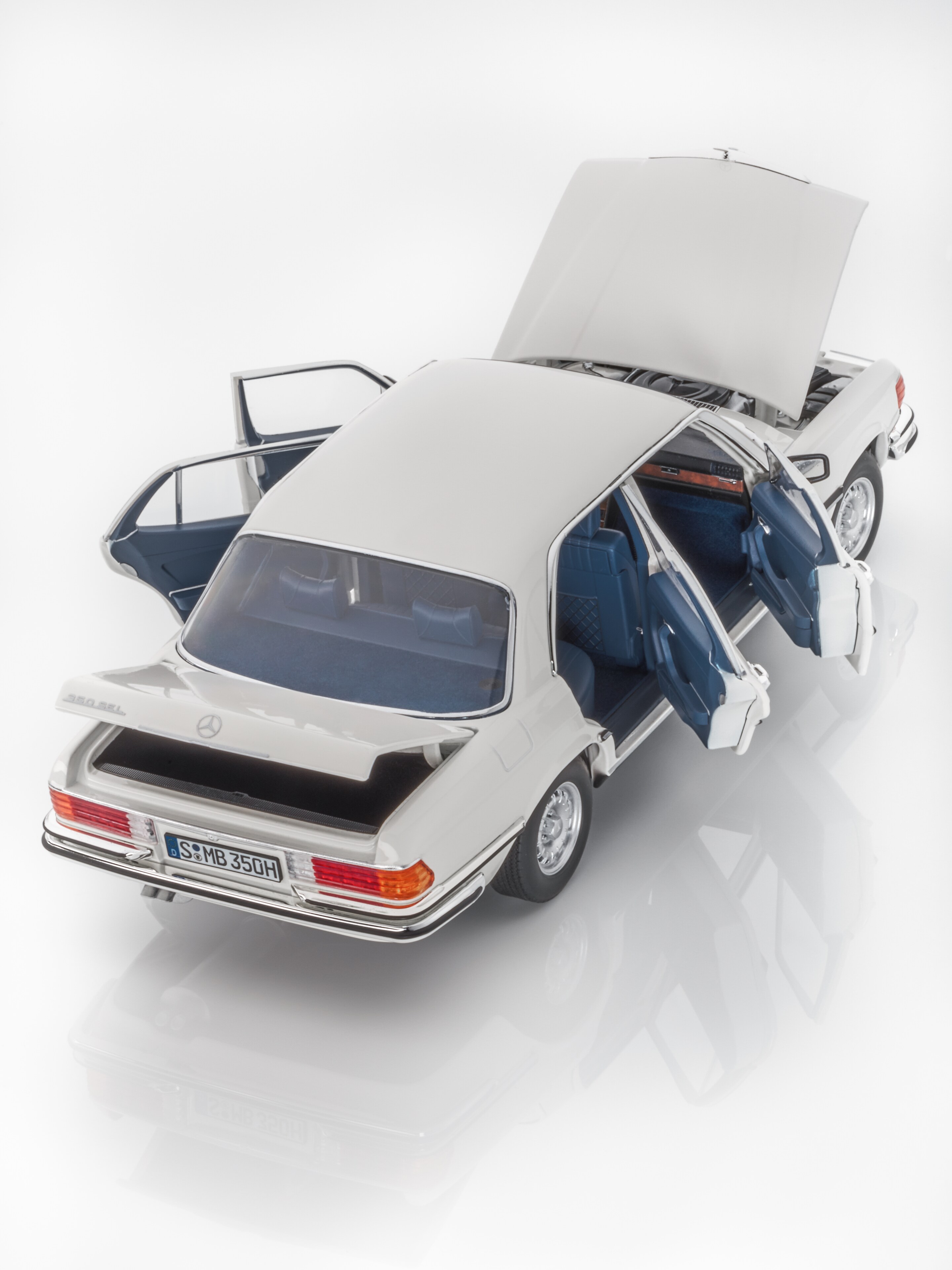 450 SEL W 116 (1976-1980) - weiß, Norev, 1:18