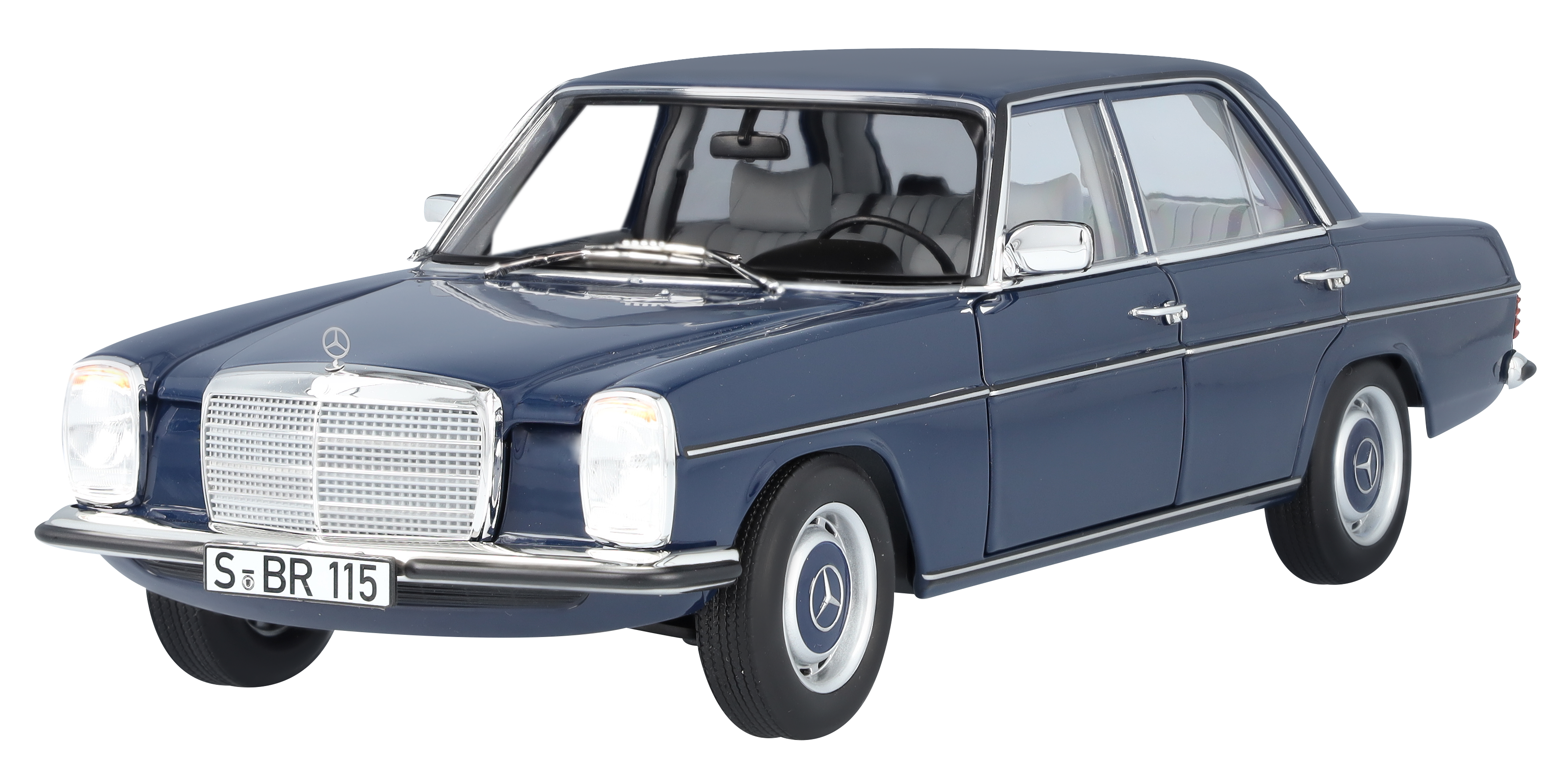 200 W 114/W 115 (1968-1973), Limousine - mitternachtsblau, Norev, 1:18