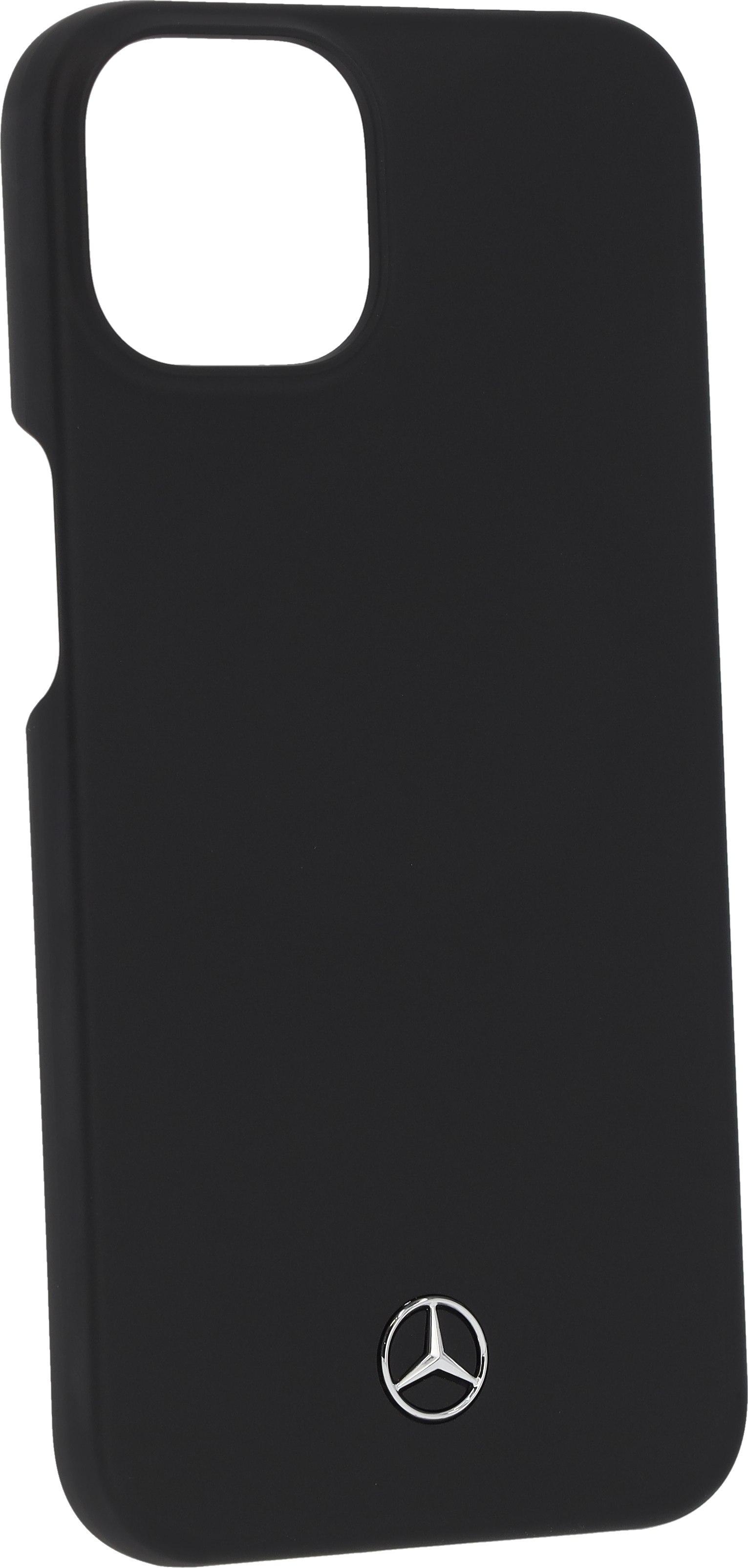 Hülle für iPhone® 14 - schwarz, Polycarbonat / Mikrofaser