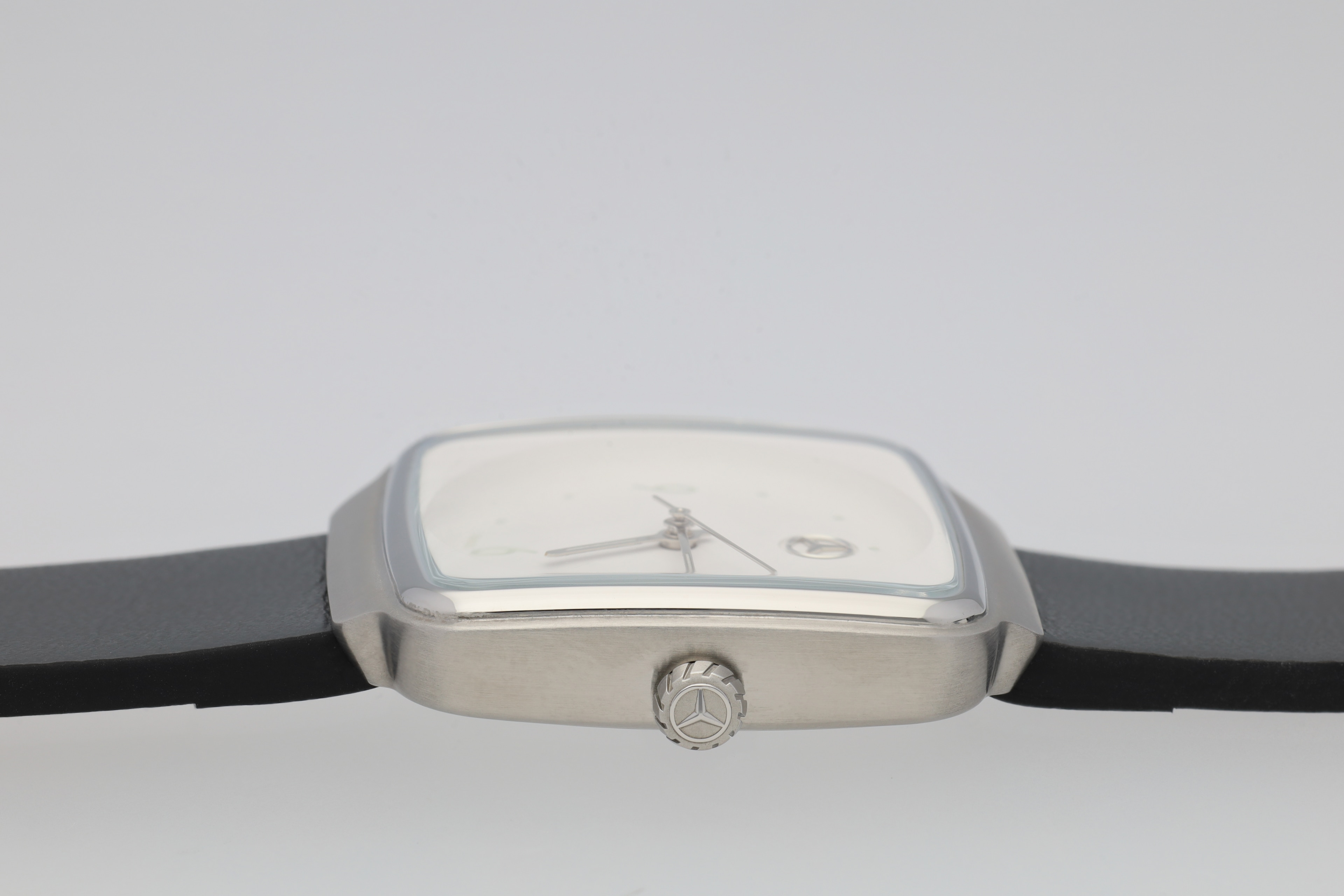 Armbanduhr Damen, Modern - weiß / anthrazit / schwarz, Edelstahl / Kalbsleder Armbanduhr Damen, Modern - weiß / anthrazit / schwarz, Edelstahl / Kalbsleder