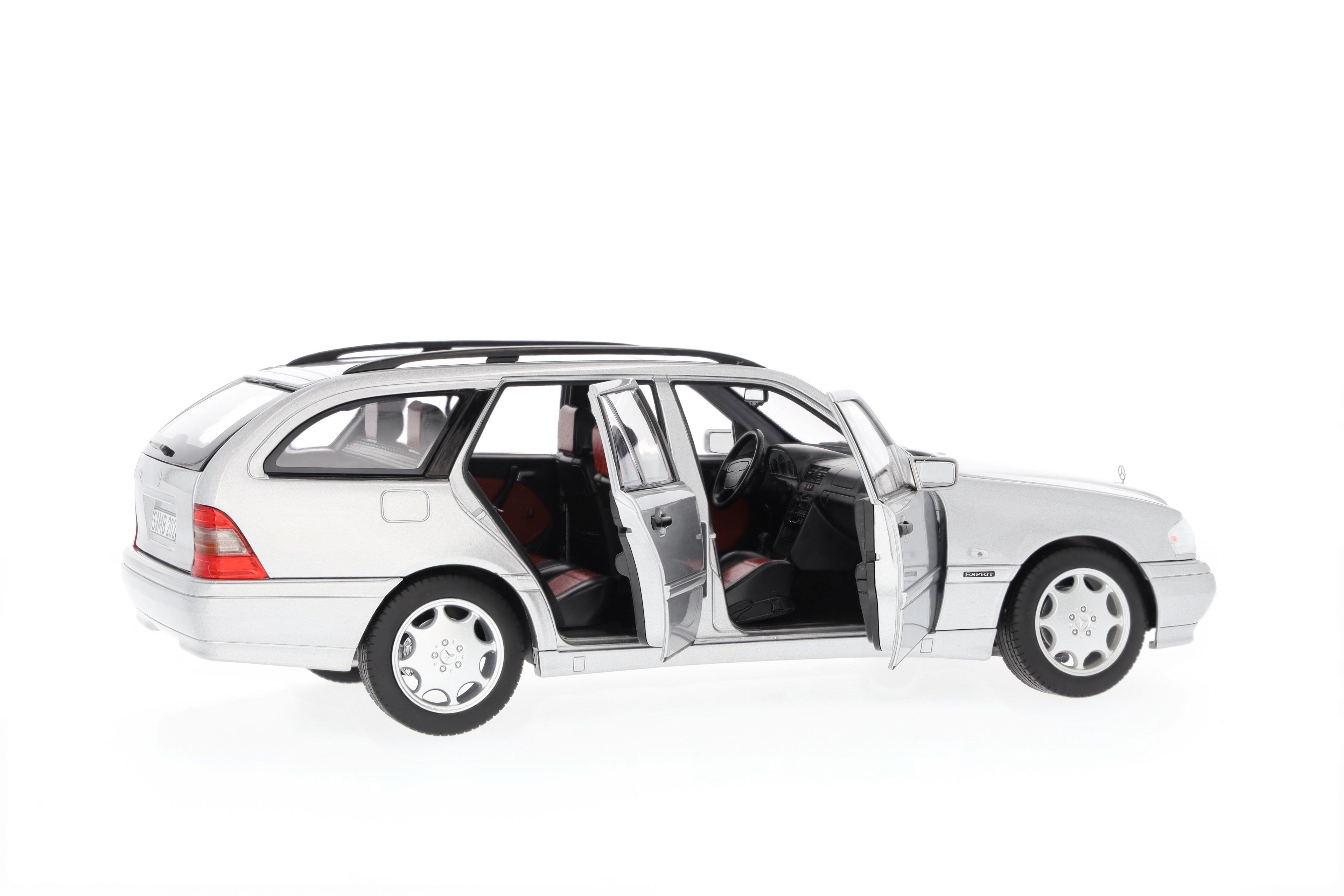 C 200 T-Modell S 202 (1997-2001) - brillantsilber, Norev, 1:18 C 200 T-Modell S 202 (1997-2001) - brillantsilber, Norev, 1:18