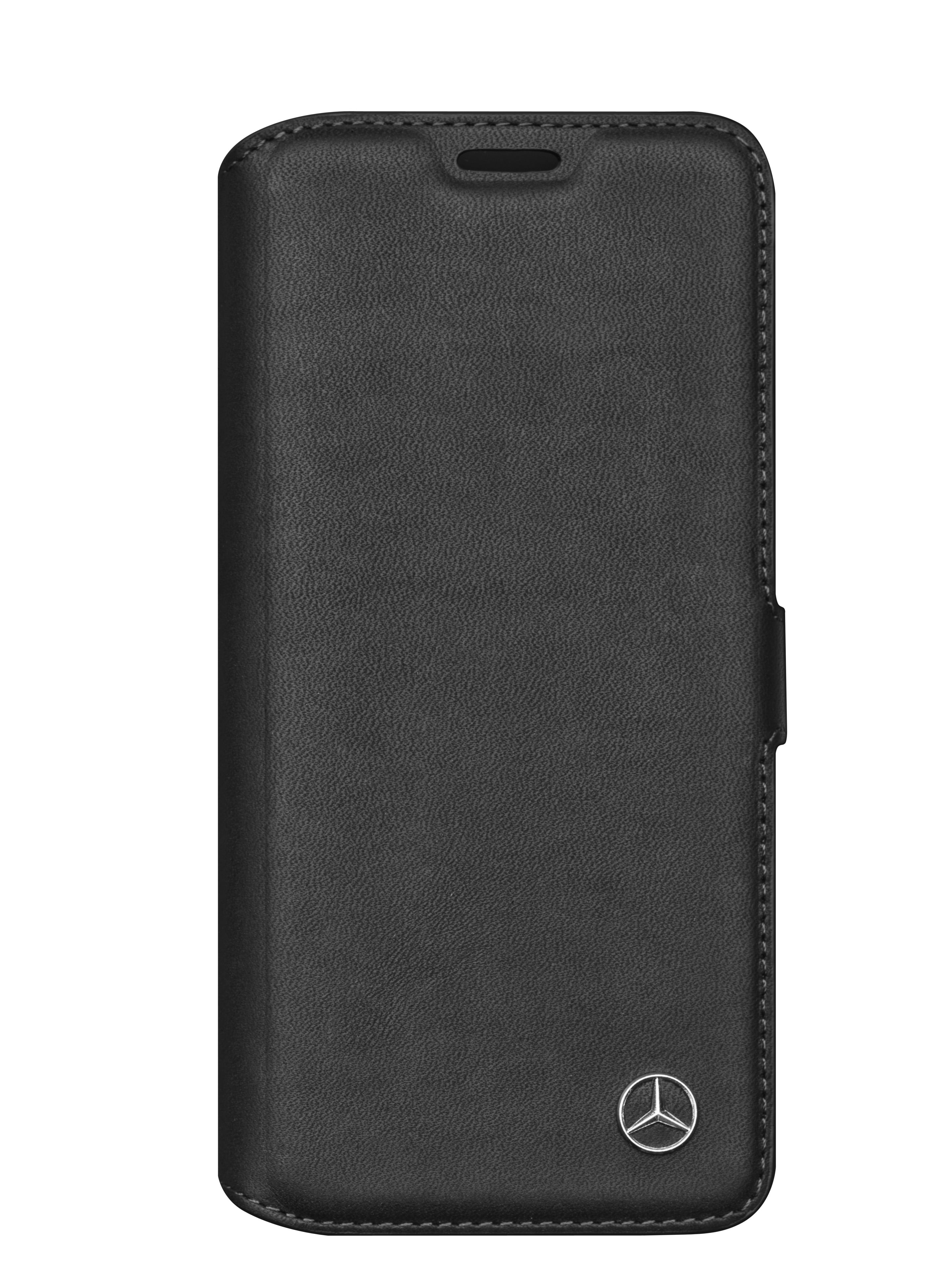 Hülle für Samsung Galaxy S8 Booktype - schwarz, Polycarbonat / Rindleder Hülle für Samsung Galaxy S8 Booktype - schwarz, Polycarbonat / Rindleder
