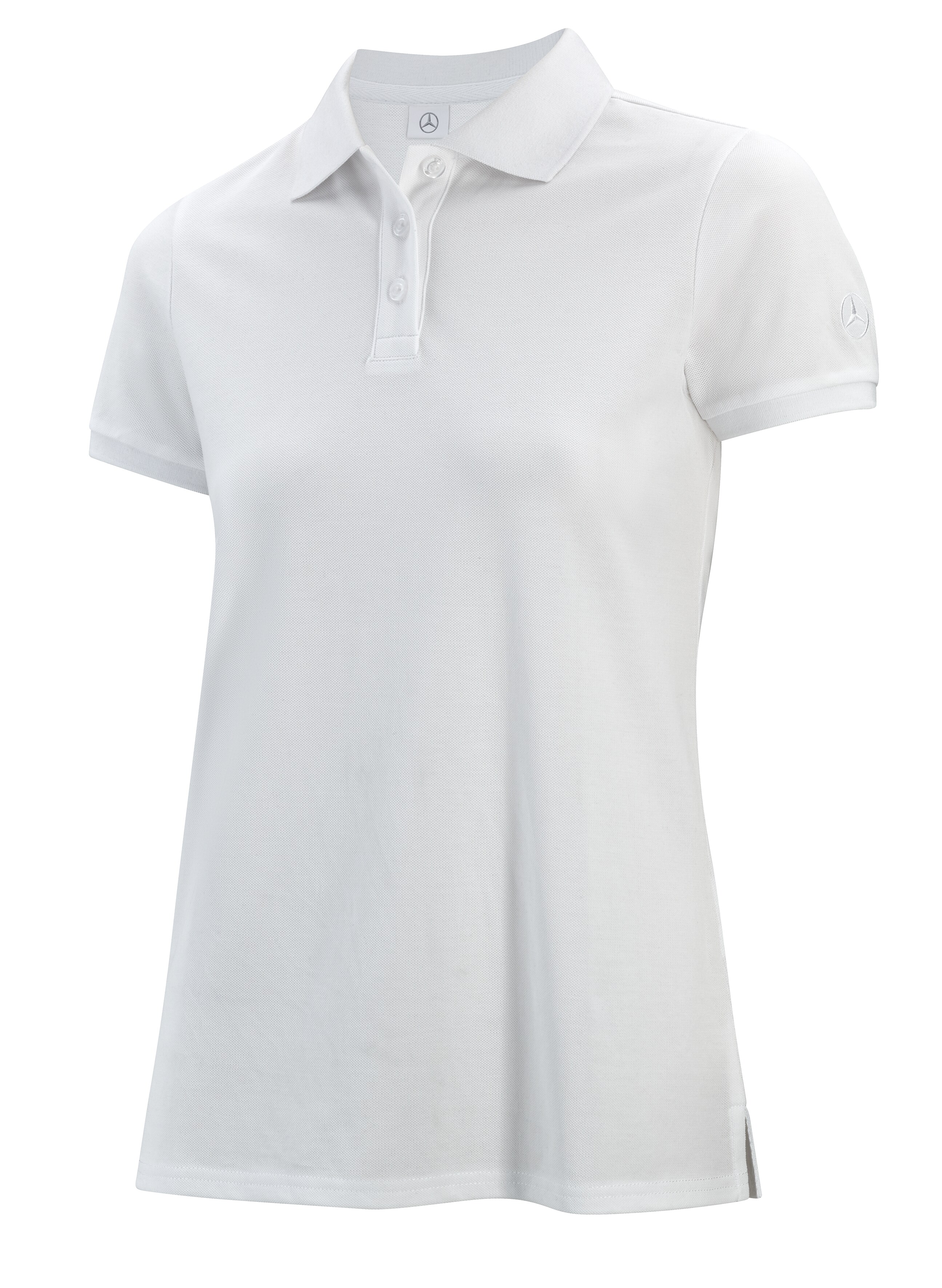 Poloshirt Damen - weiß, S