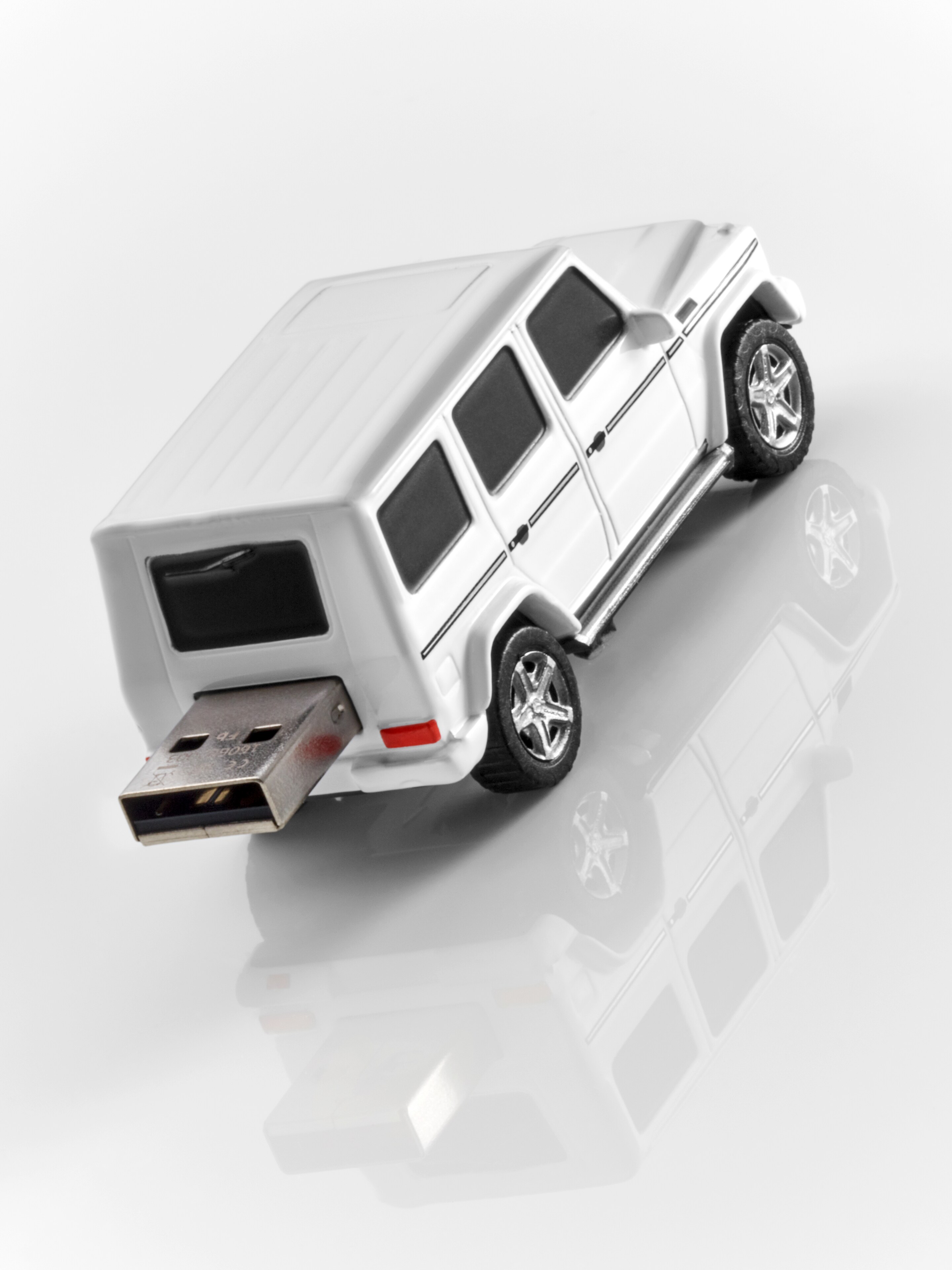 Mercedes-AMG G 65 USB-Stick - weiß / schwarz, Kunststoff / Metall