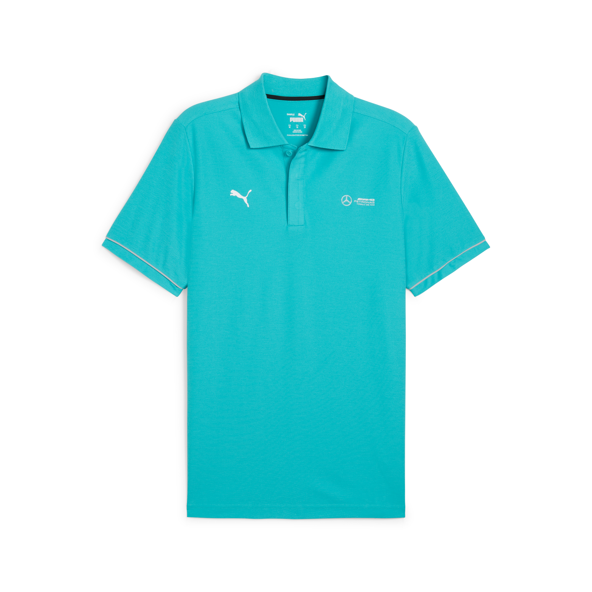 Poloshirt Herren, Mercedes-AMG F1 - grün, S