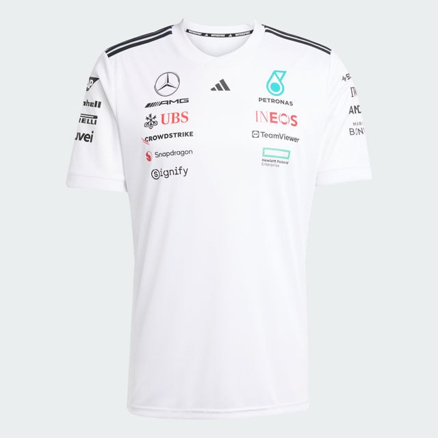 T-Shirt Herren, Fahrer, Mercedes-AMG F1 - weiß, XXL T-Shirt Herren, Fahrer, Mercedes-AMG F1 - weiß, XXL