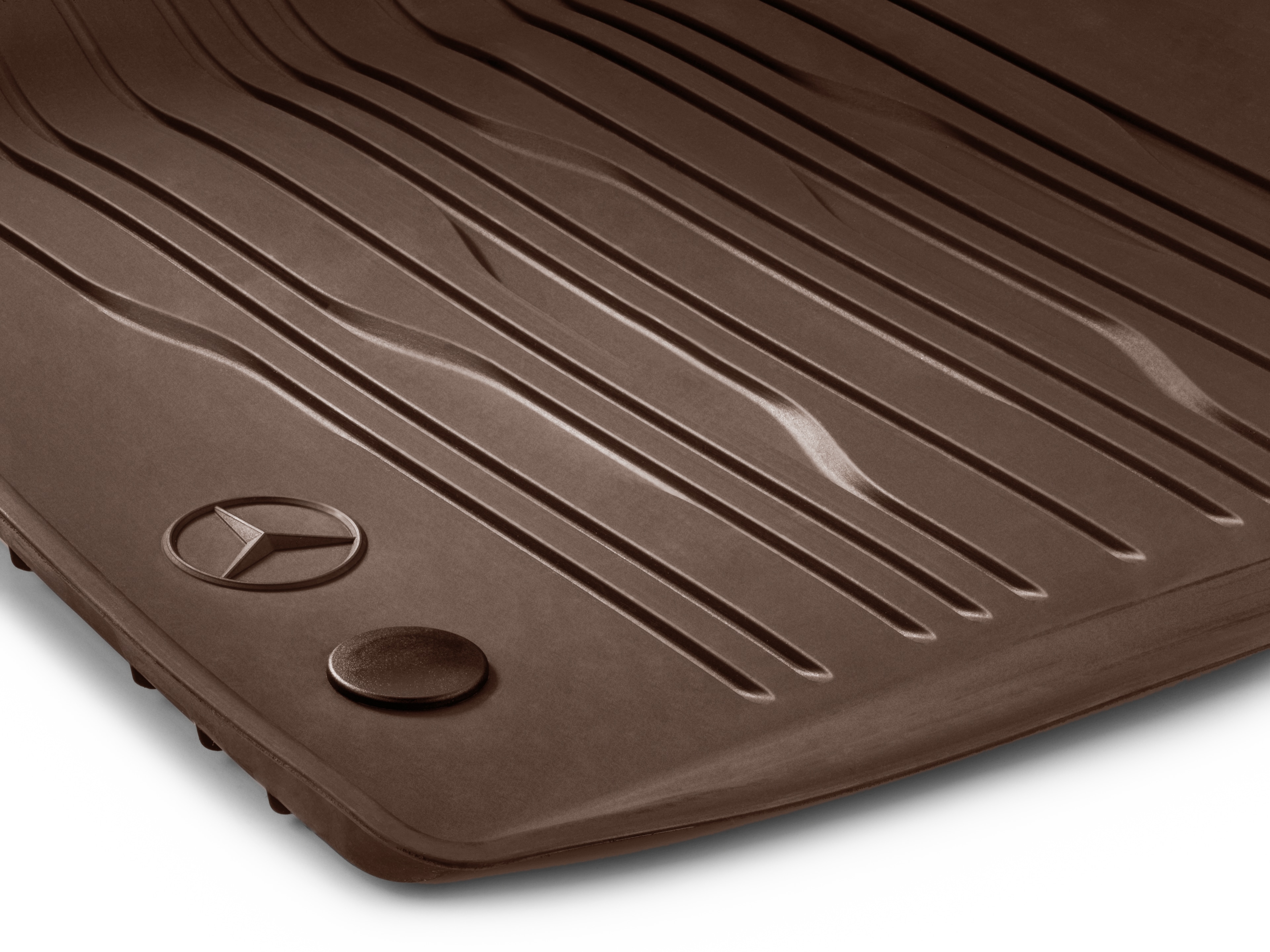 Allwettermatten, Dynamic Lines, Fahrer-/Beifahrermatte, 2-teilig - LL, balaobraun