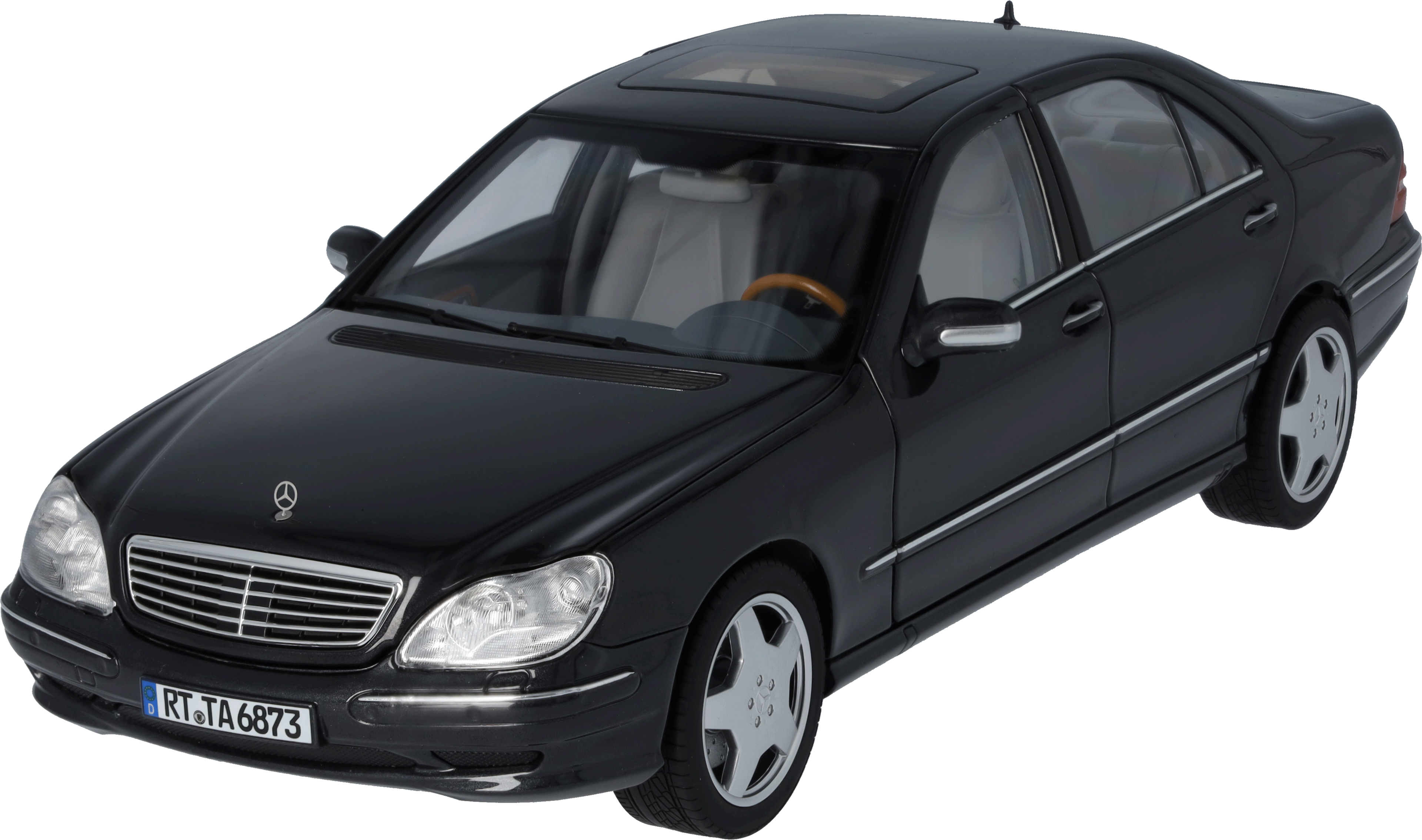 S 55 AMG V220 (1999-2002) - tektitgrau, Norev, 1:18