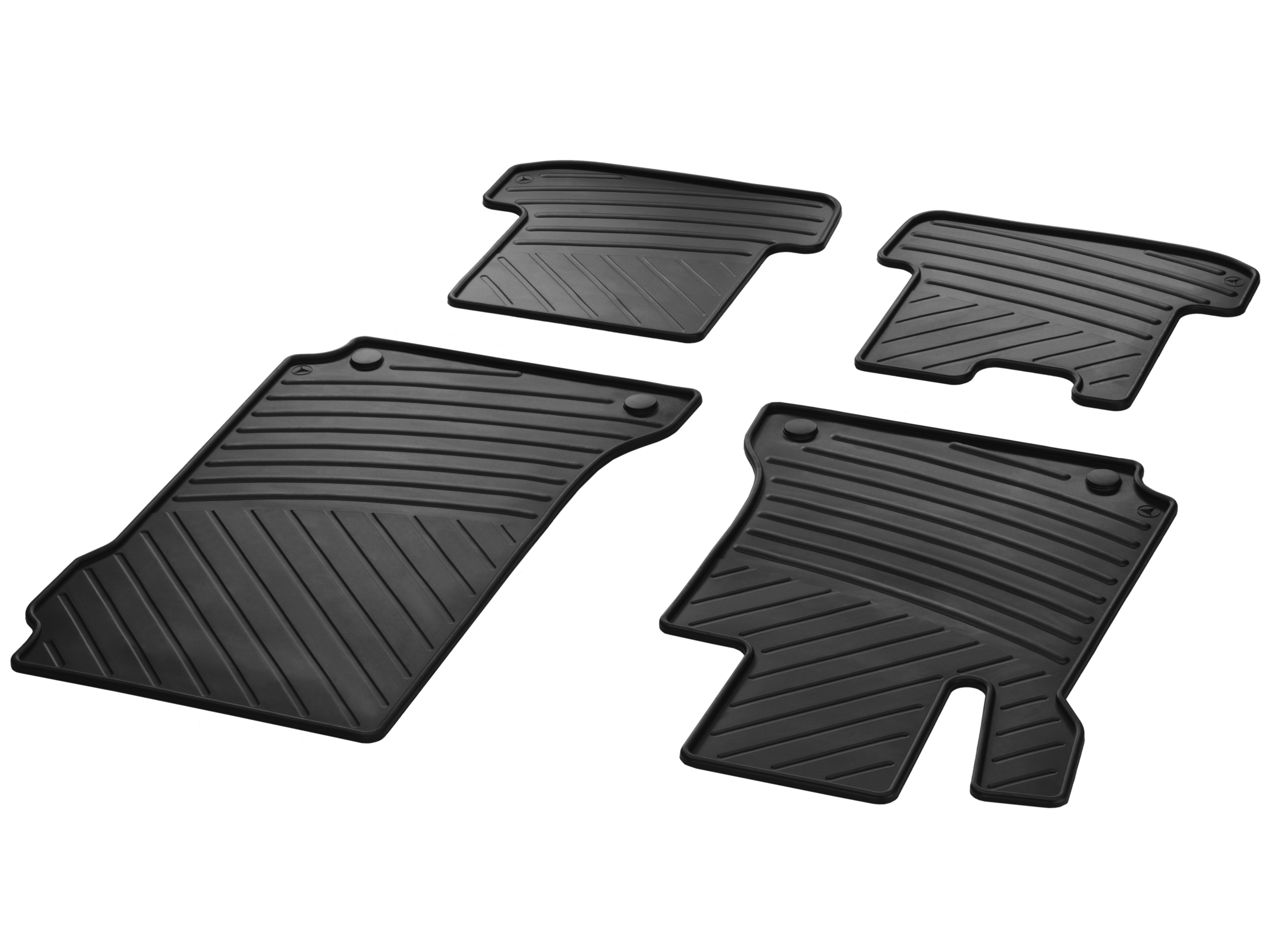 Allwettermatten, CLASSIC, Satz, 4-teilig - LL, schwarz