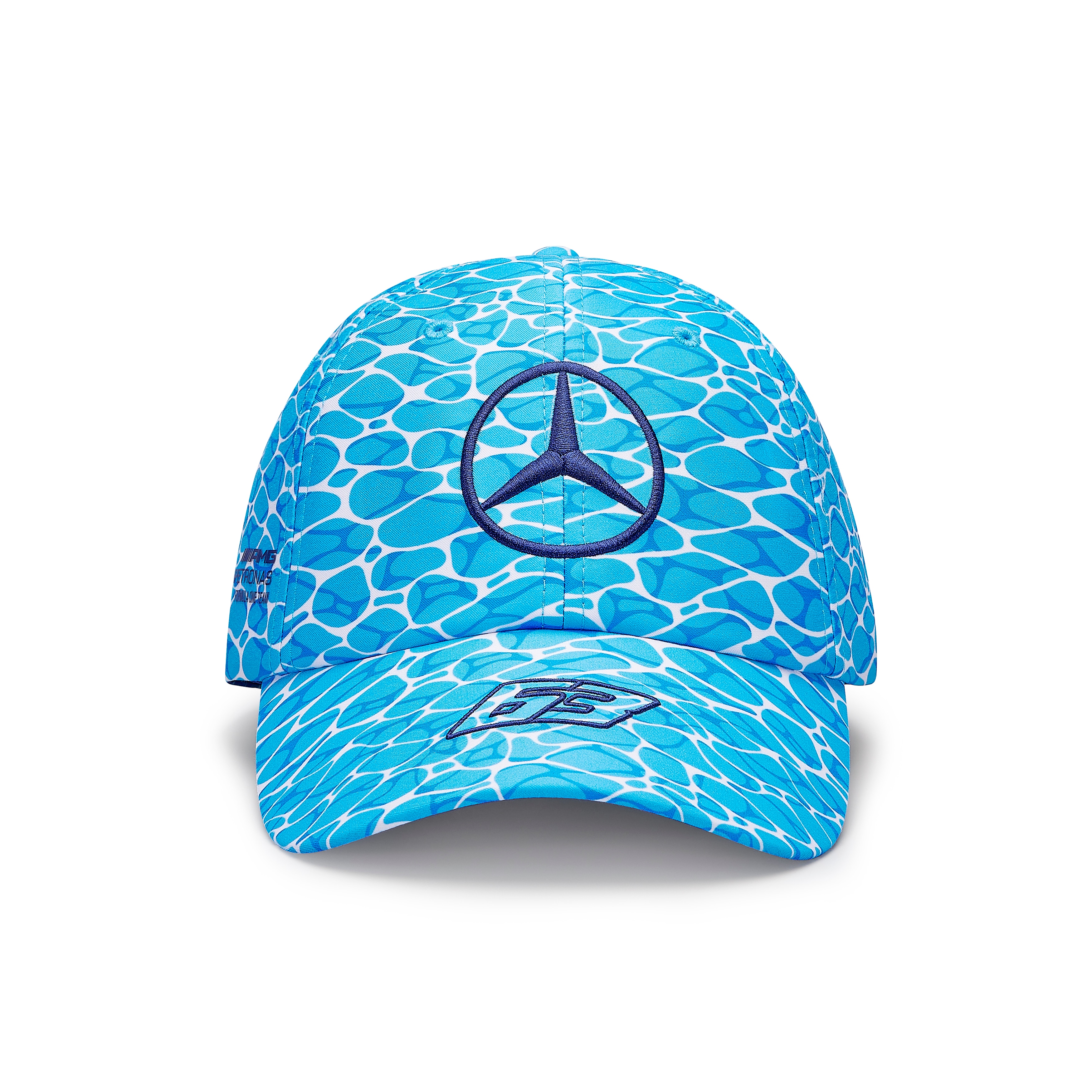 Cap, Special Edition George Russell, NO DIVING, Mercedes-AMG F1 - blau, Polyester Cap, Special Edition George Russell, NO DIVING, Mercedes-AMG F1 - blau, Polyester