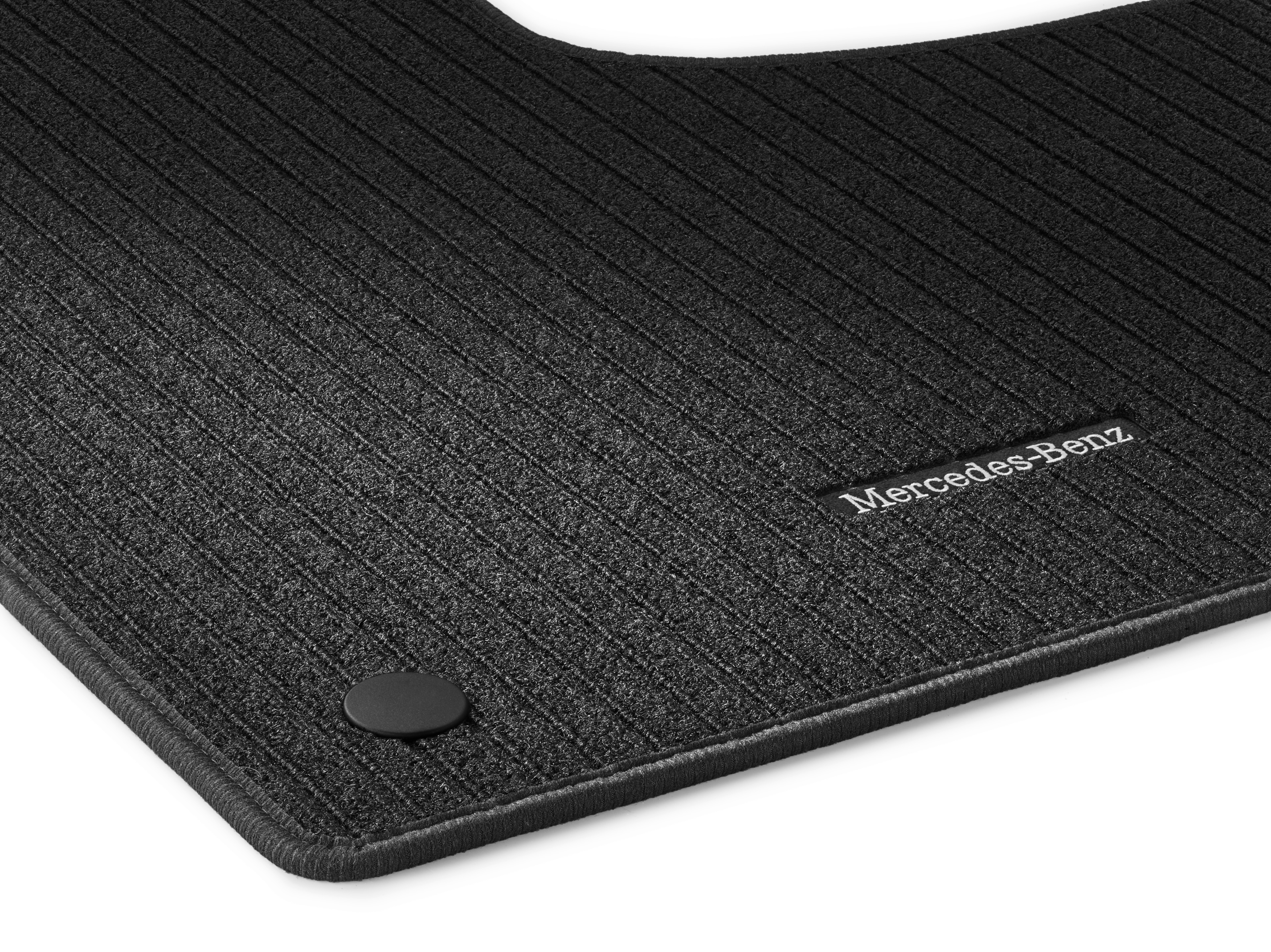 Ripsmatten, CLASSIC, Fahrer-/Beifahrermatte, 2-teilig, mit/ohne S23 (Beifahrer 2-Sitzer) - LL, schwarz