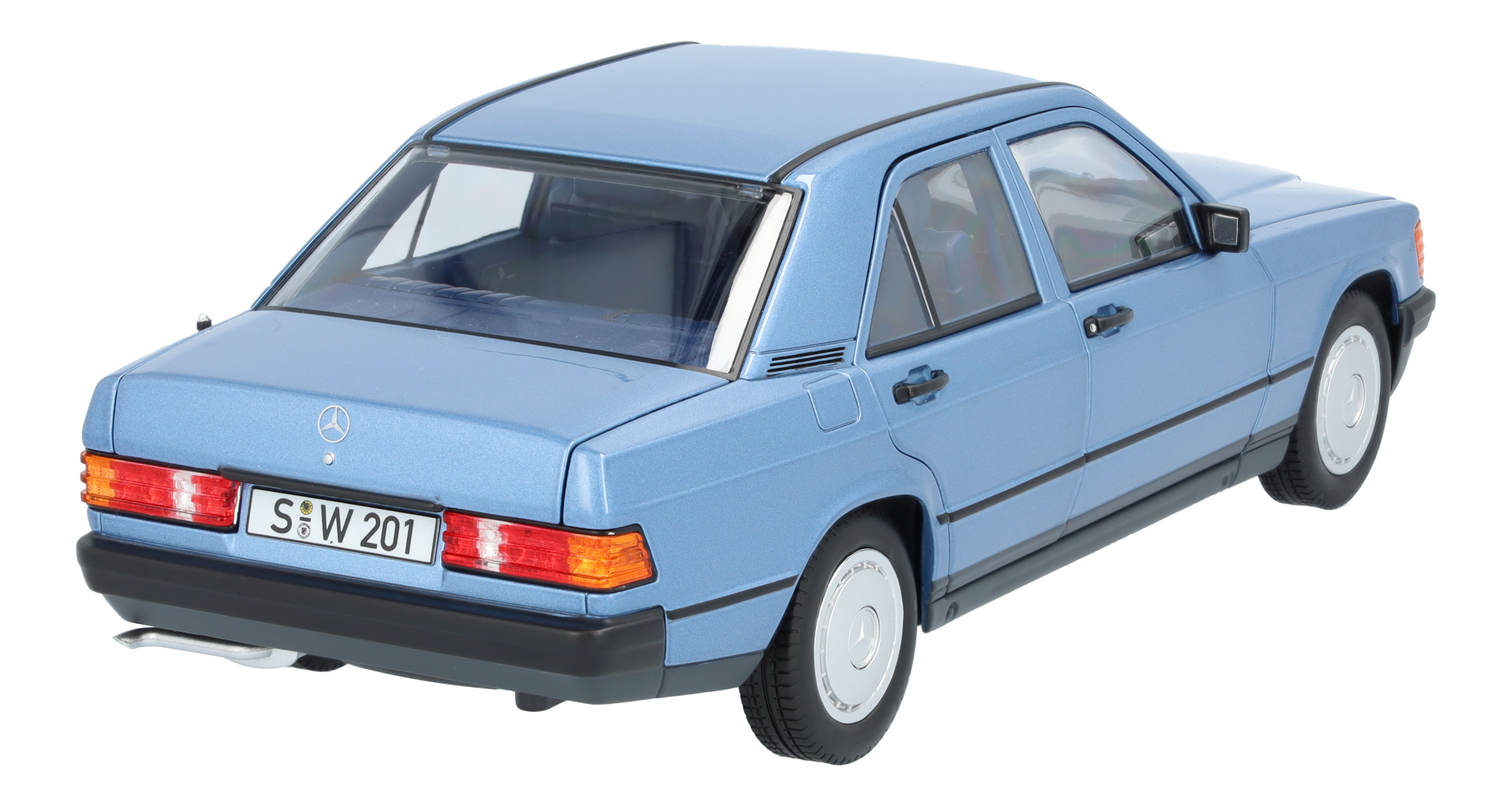 190 E W 201 (1982-1988) - horizontblau, Norev, 1:18 190 E W 201 (1982-1988) - horizontblau, Norev, 1:18