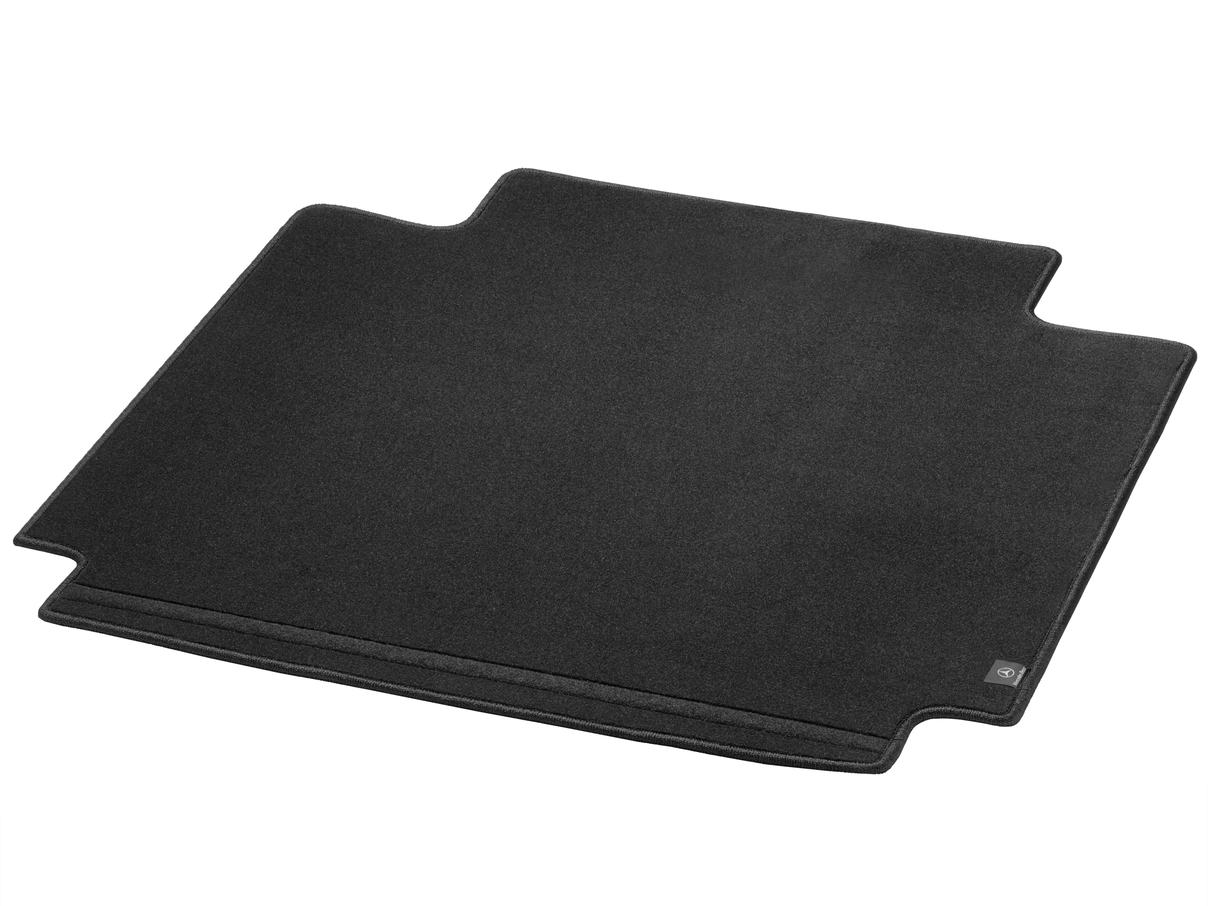 Wendematte, passgenau, mit Klettband für Ladekantenschutz - schwarz, Polyester