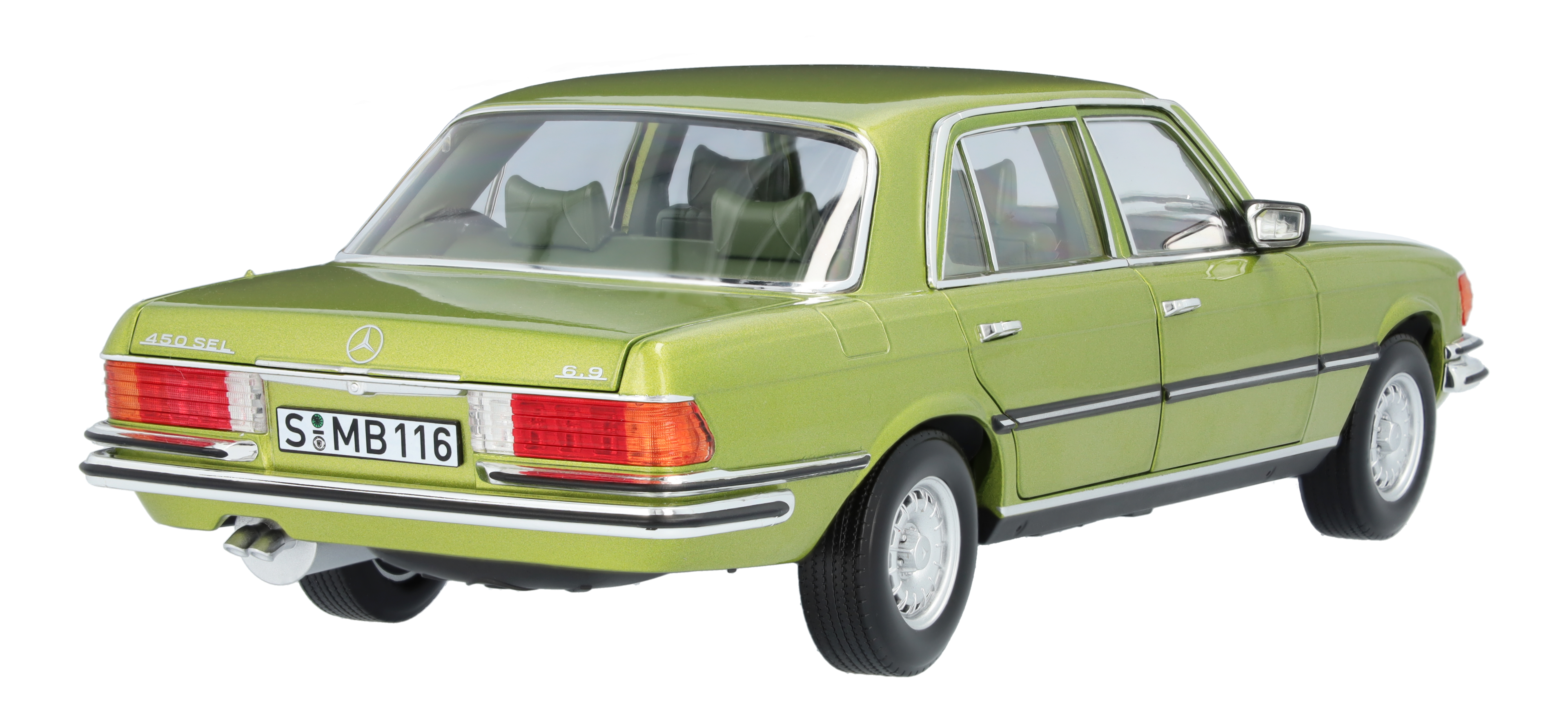 450 SEL W 116 (1976-1980) - zypressengrün, Norev, 1:18 450 SEL W 116 (1976-1980) - zypressengrün, Norev, 1:18