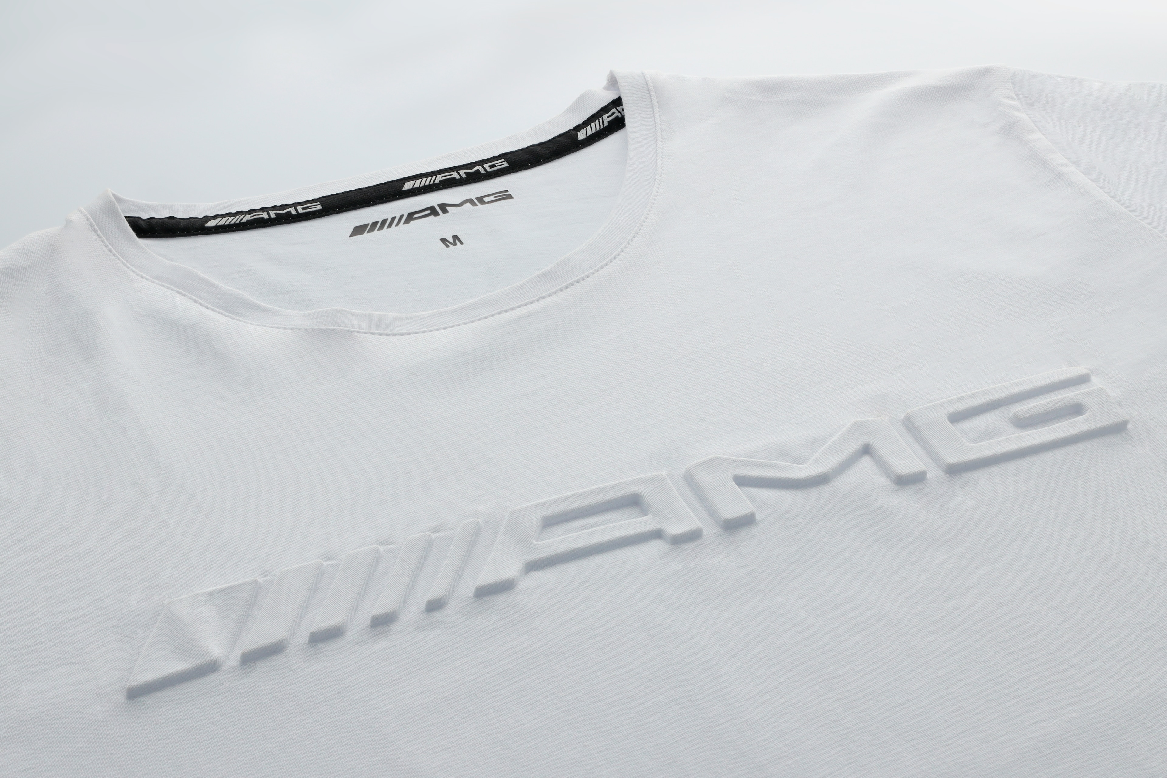 AMG T-Shirt Herren - weiß, XXL
