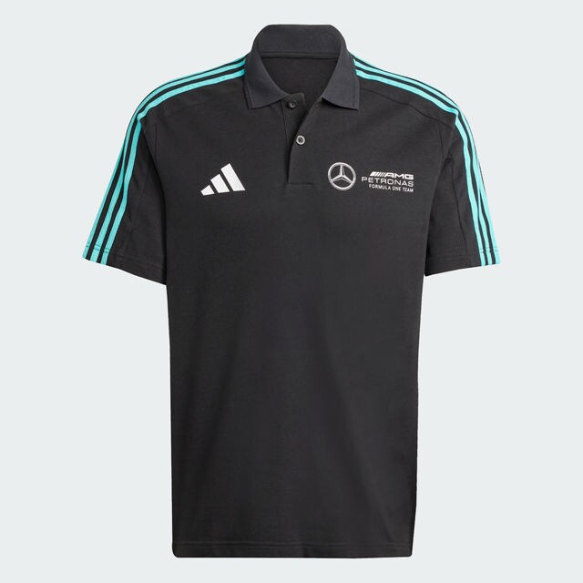 Poloshirt Herren, Mercedes-AMG F1 - schwarz, XXXL