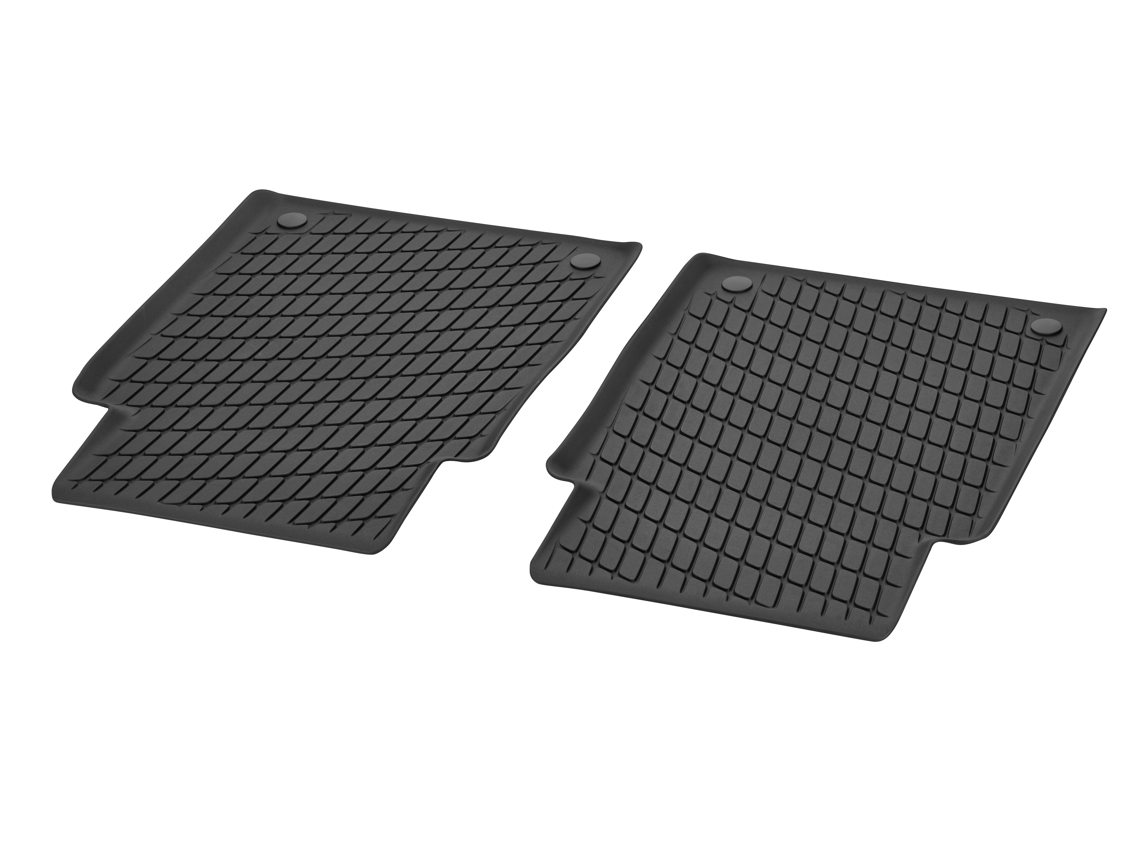 Allwettermatten, Dynamic Squares, Fond, 2-teilig - LL/RL, schwarz