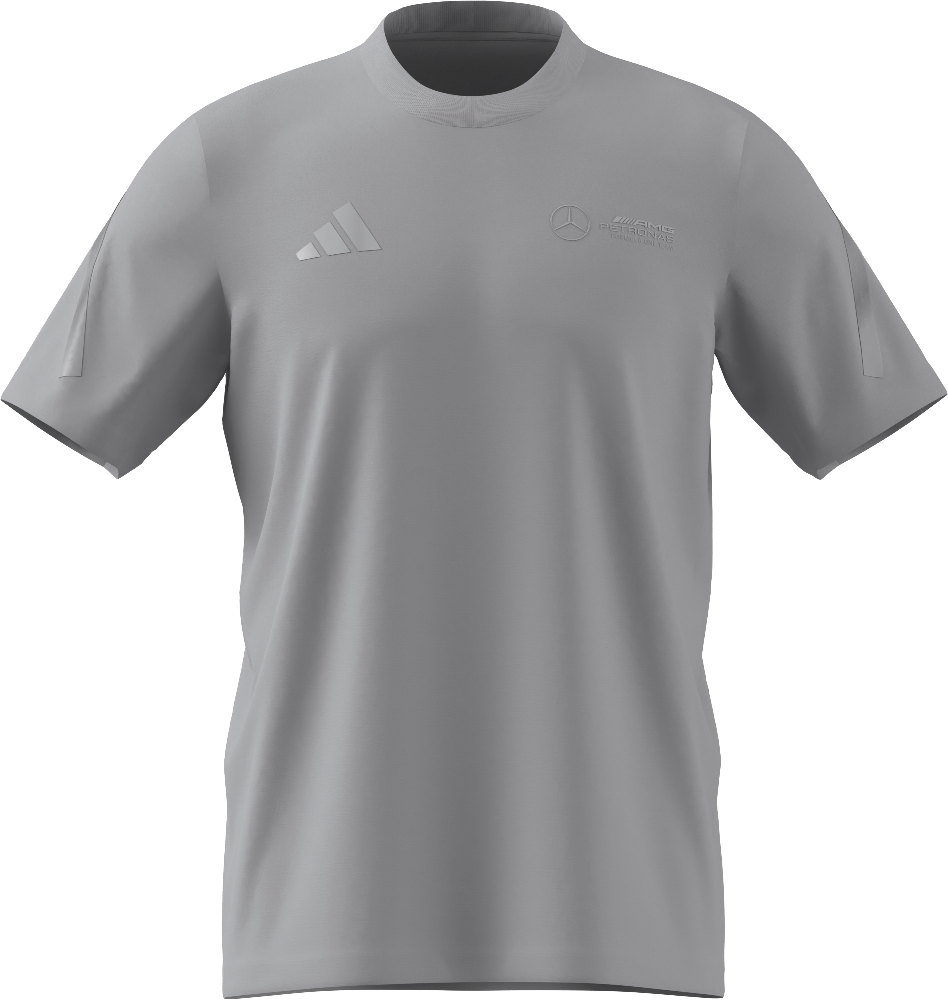 T-Shirt Herren, Mercedes-AMG F1, Special Edition Silverstone 2025 - grau, S