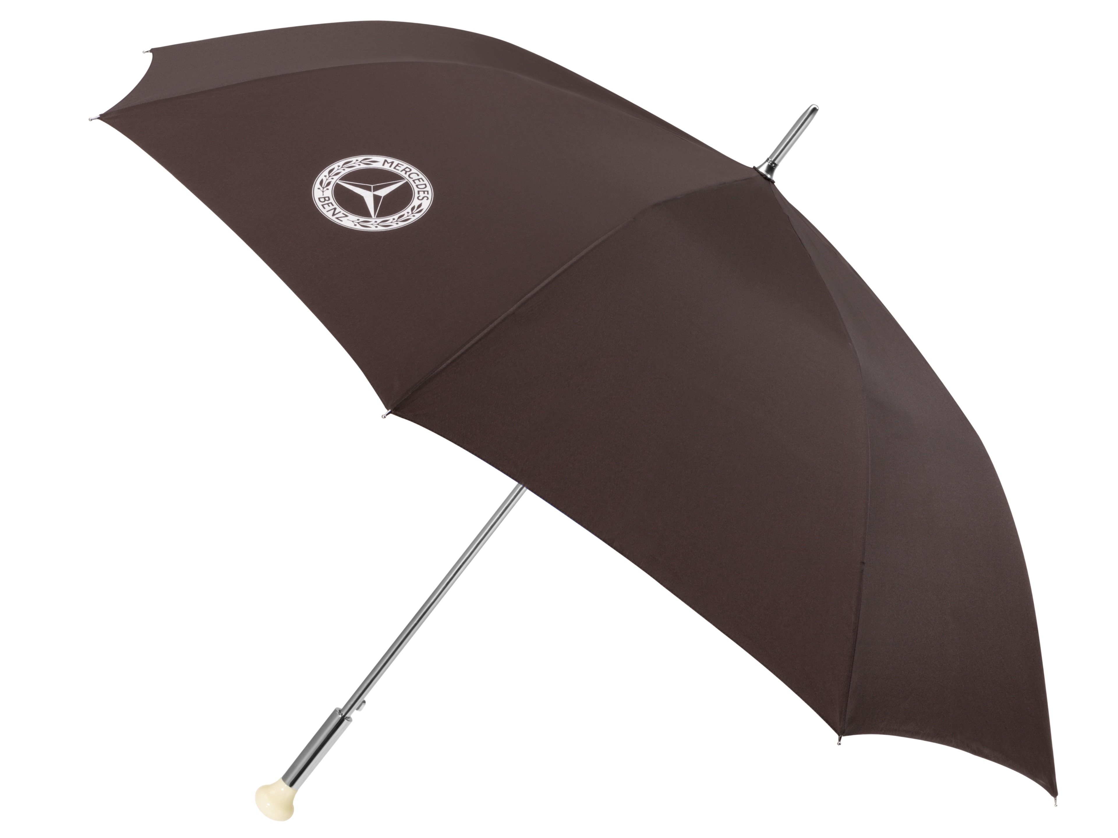 Gästeschirm, 300 SL, Schaltknauf - braun, Stahl / Fiberglas / Polyester Gästeschirm, 300 SL, Schaltknauf - braun, Stahl / Fiberglas / Polyester