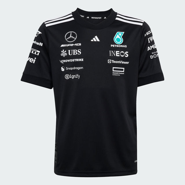 T-Shirt Kinder, Fahrer, Mercedes-AMG F1 - schwarz, 152 T-Shirt Kinder, Fahrer, Mercedes-AMG F1 - schwarz, 152