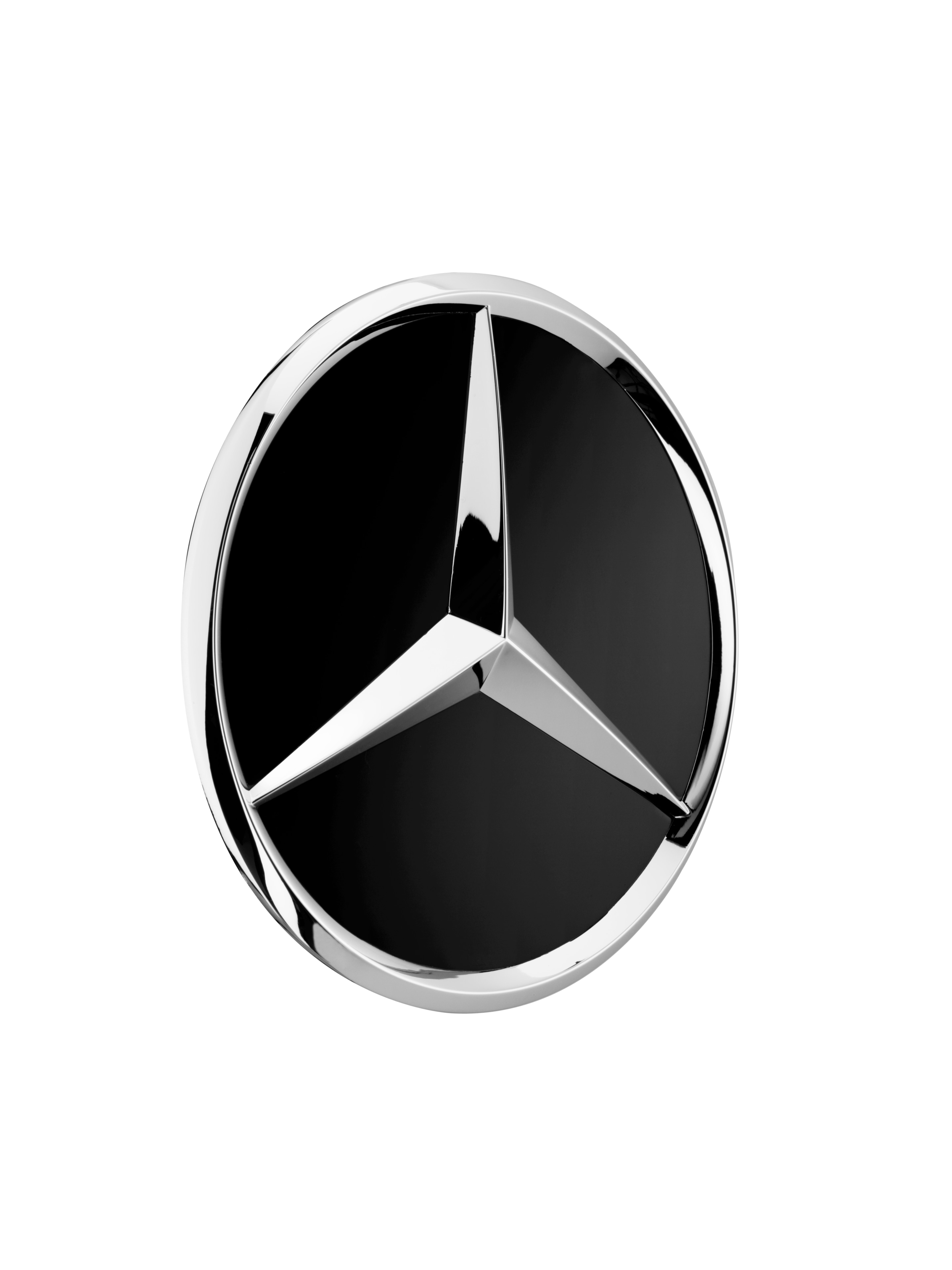 Radnabenabdeckung, Stern erhaben - schwarz