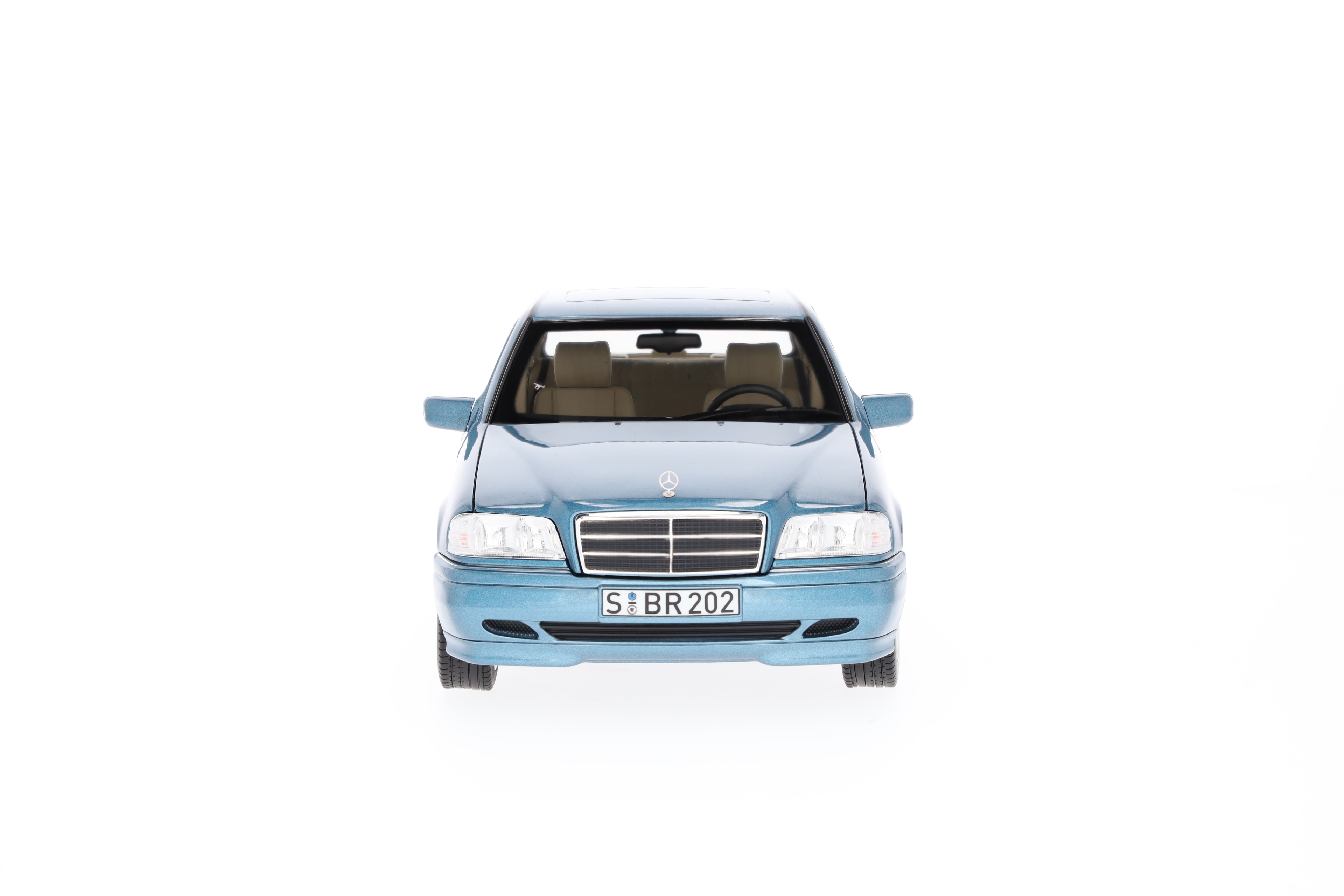 C 200 Limousine W 202 (1997-2001) - aquamarinblau, Norev, 1:18