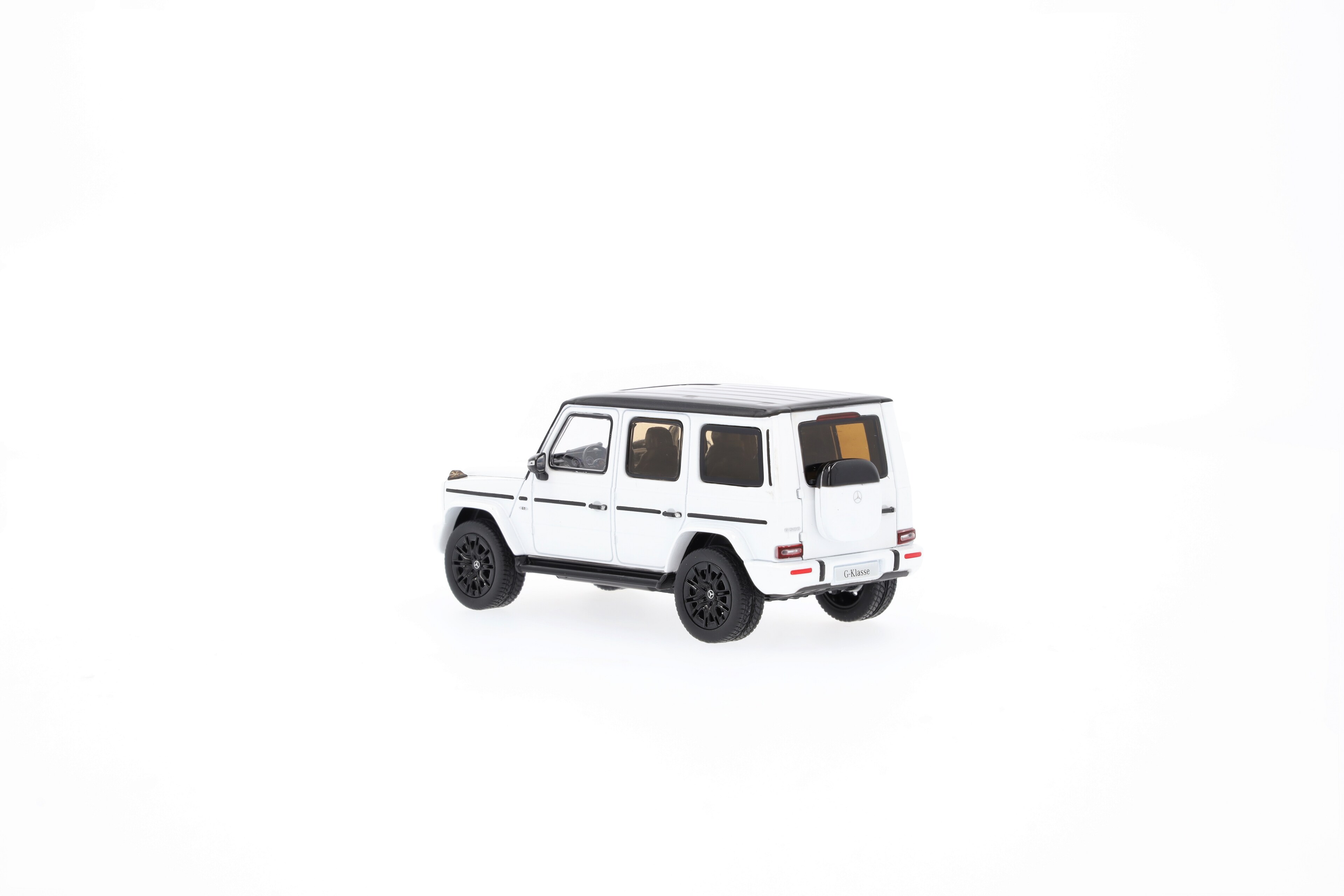 G 580 with EQ Technology, Geländewagen, AMG Line, N465 - MANUFAKTUR opalithweiß bright, Norev, 1:43