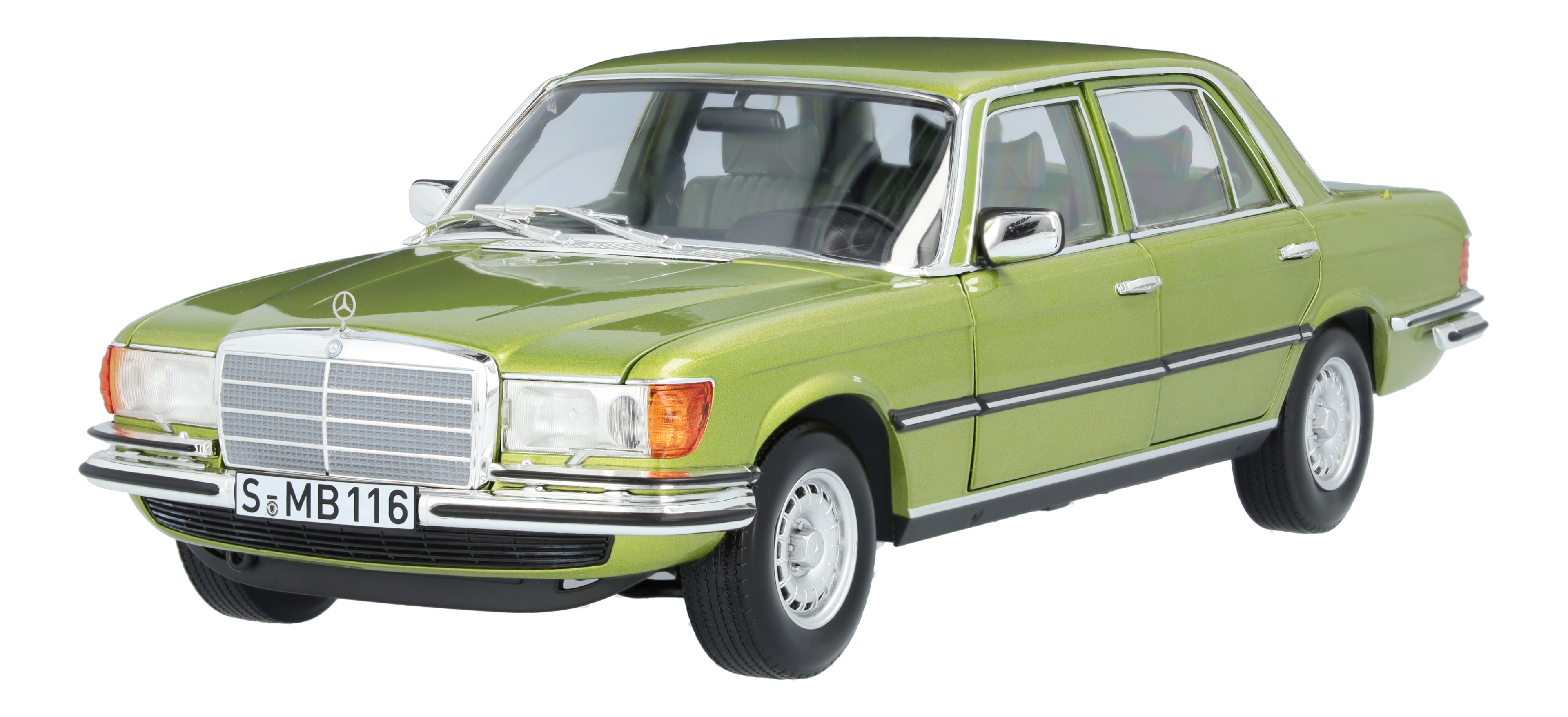 450 SEL W 116 (1976-1980) - zypressengrün, Norev, 1:18