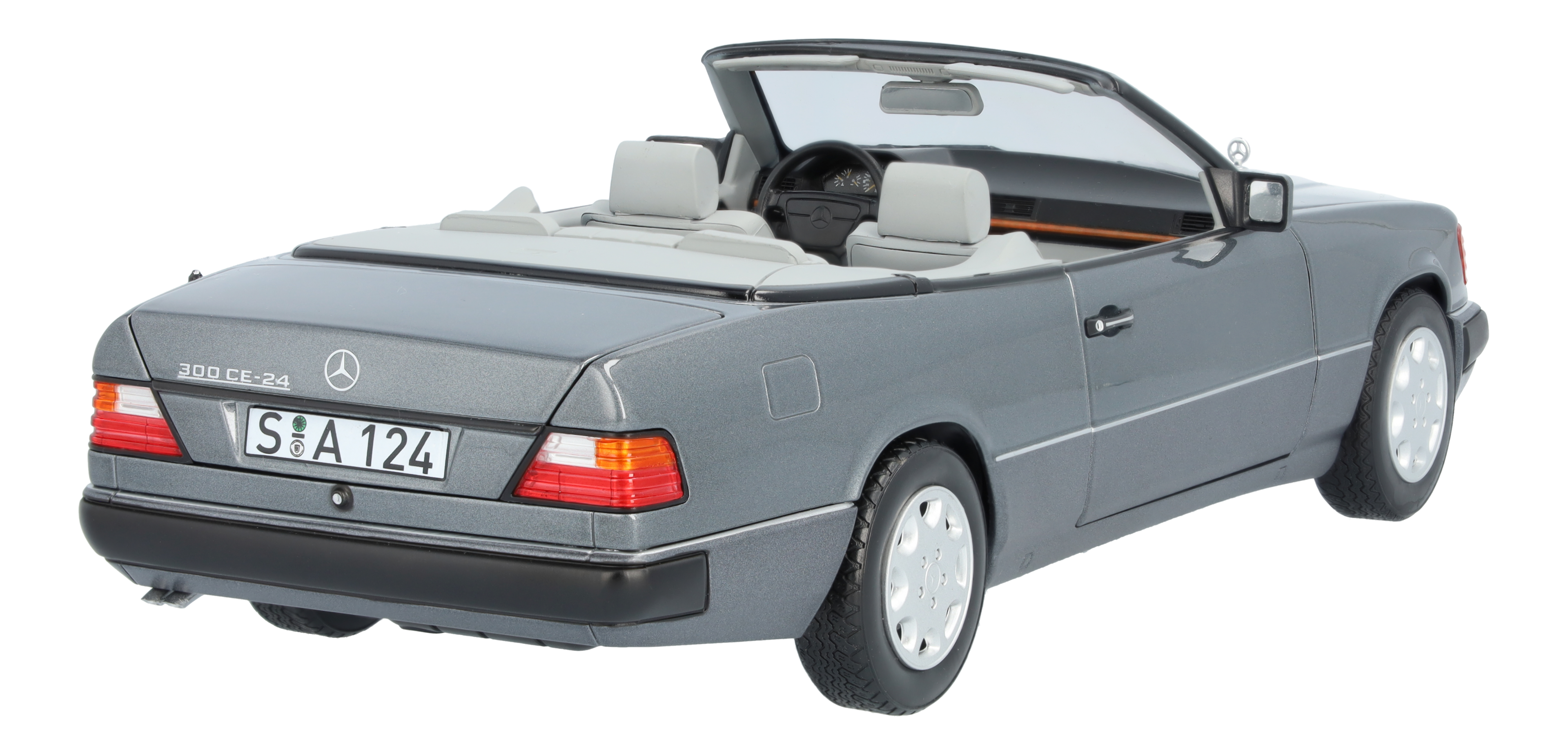 300 CE-24 Cabriolet A 124 (1991-1993) - perlmuttgrau, Norev, 1:18 300 CE-24 Cabriolet A 124 (1991-1993) - perlmuttgrau, Norev, 1:18