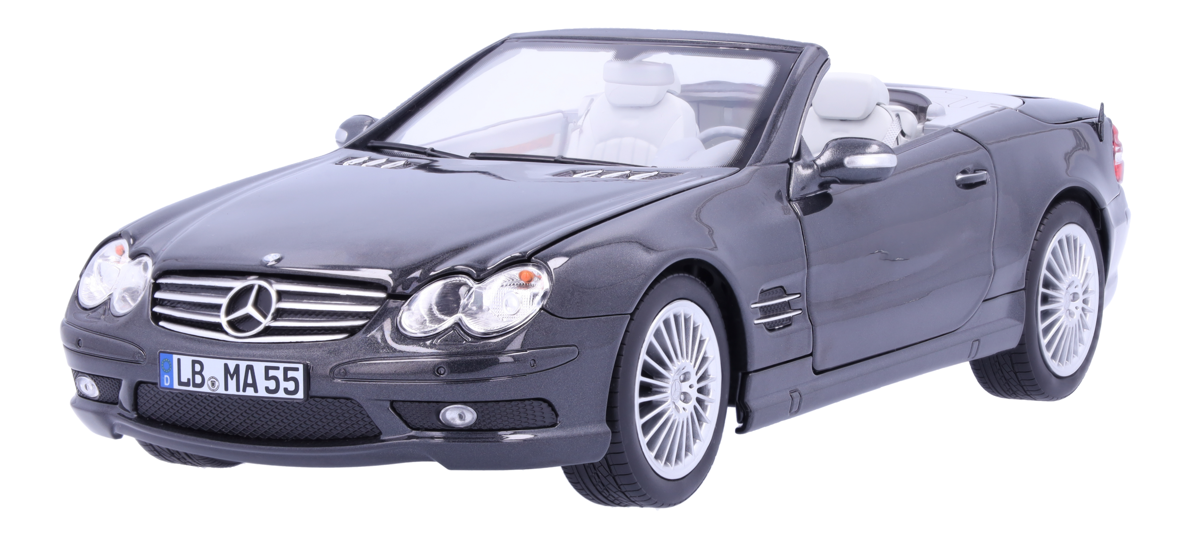 SL 55 AMG R 230 (2001-2006) - obsidianschwarz, Norev, 1:18 SL 55 AMG R 230 (2001-2006) - obsidianschwarz, Norev, 1:18
