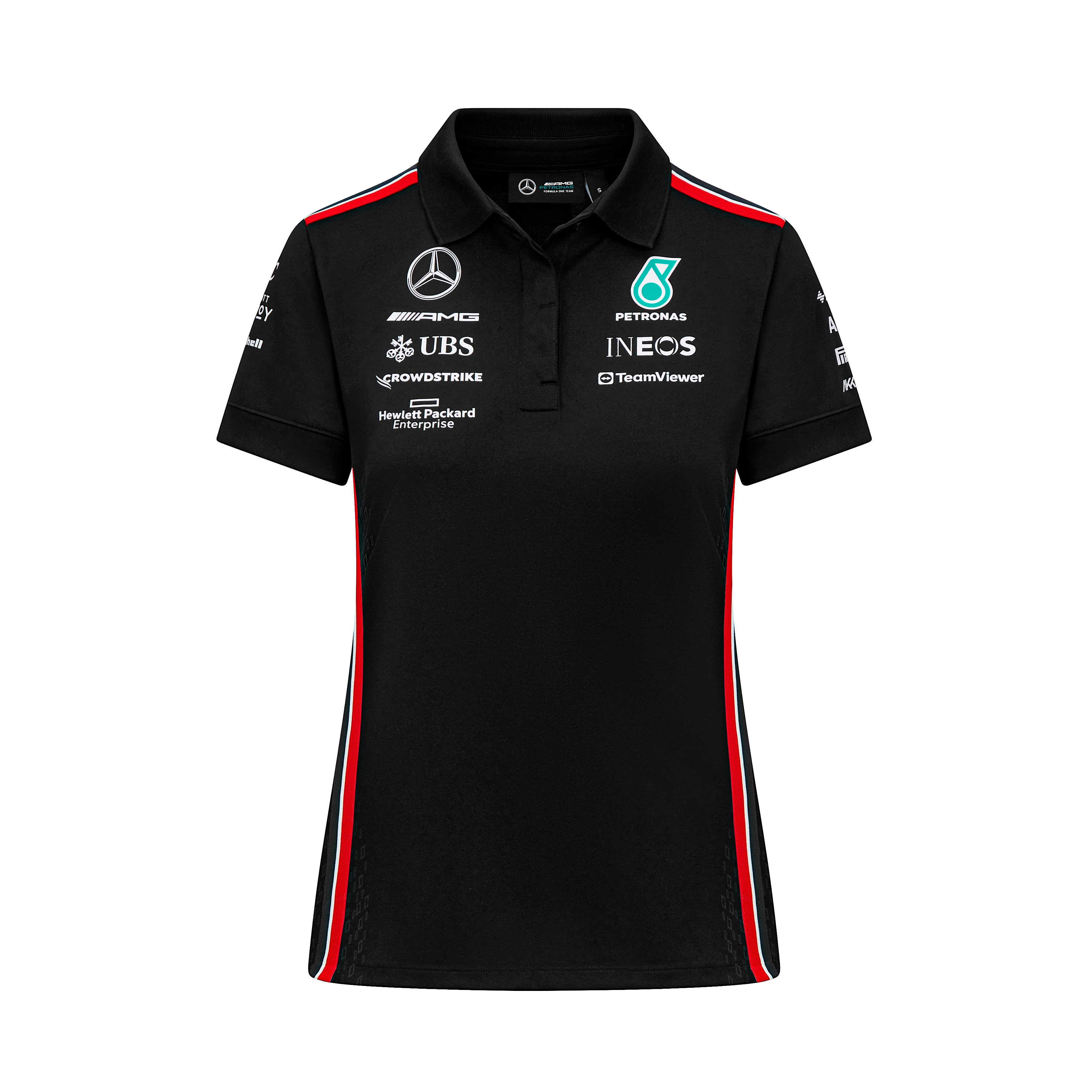 Poloshirt Damen, Team, Mercedes-AMG F1 - schwarz, M