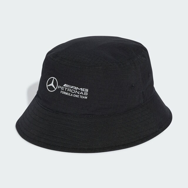 Bucket Hat, Team, Mercedes-AMG F1 - schwarz, Baumwolle