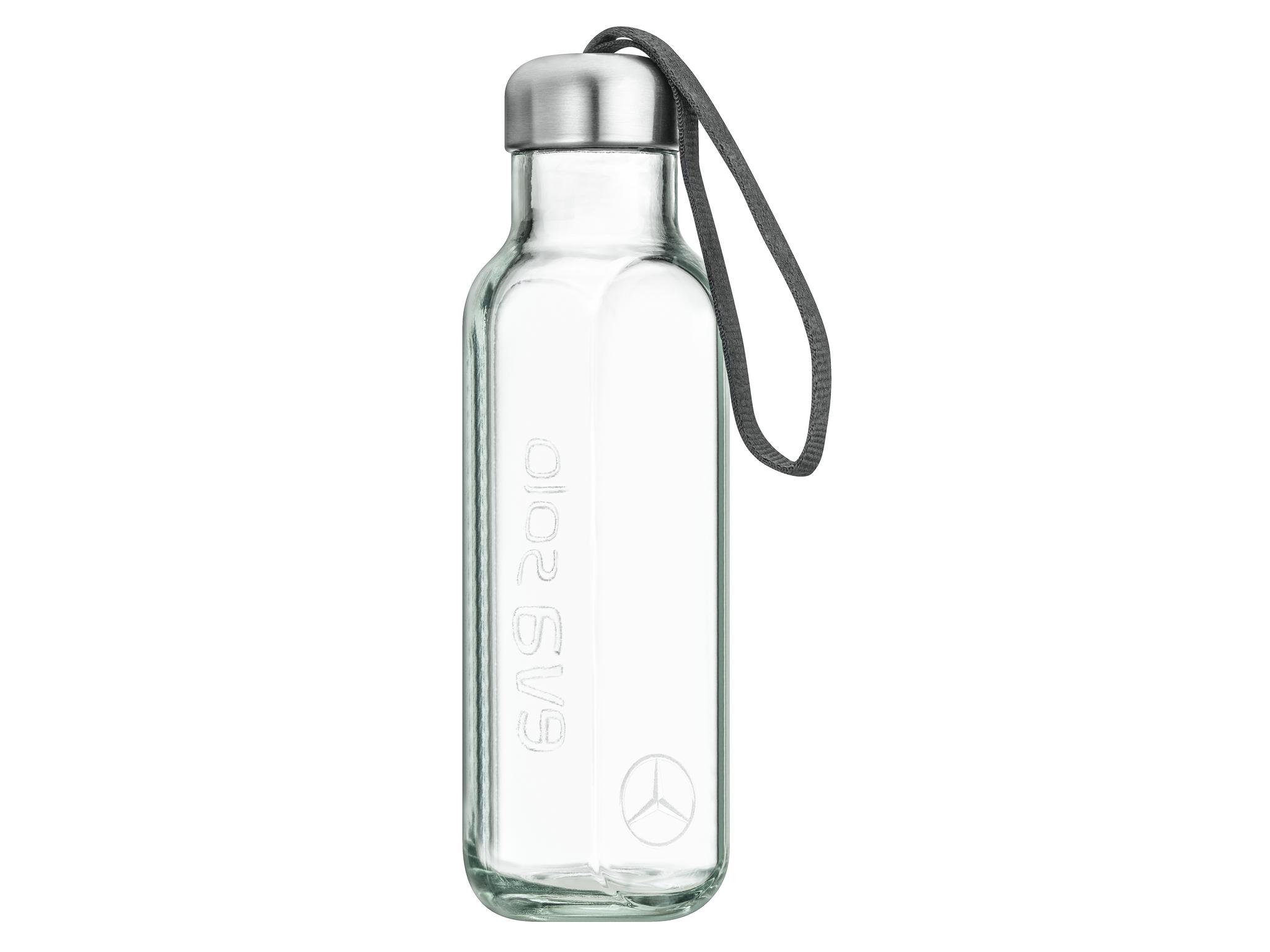 Glastrinkflasche, 0,5 l - Glas / Edelstahl / Kunststoff, eva solo