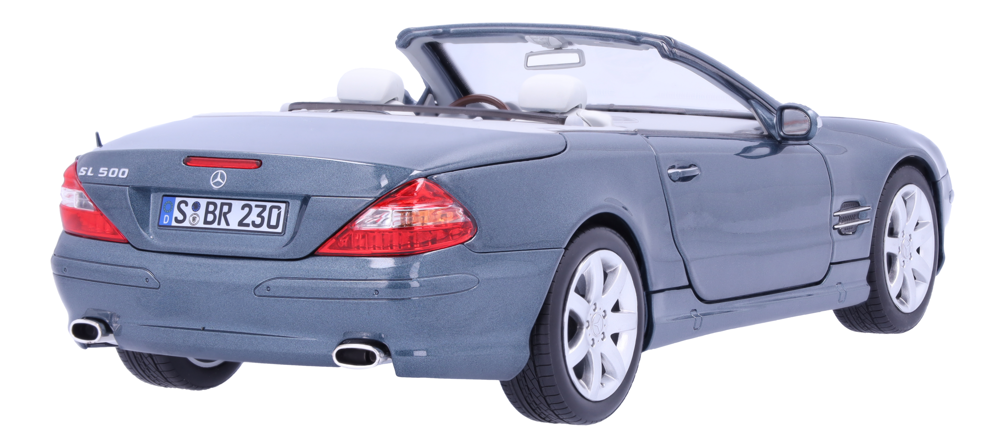 SL 500 R 230 (2001-2006) - topasblau, Norev, 1:18 SL 500 R 230 (2001-2006) - topasblau, Norev, 1:18